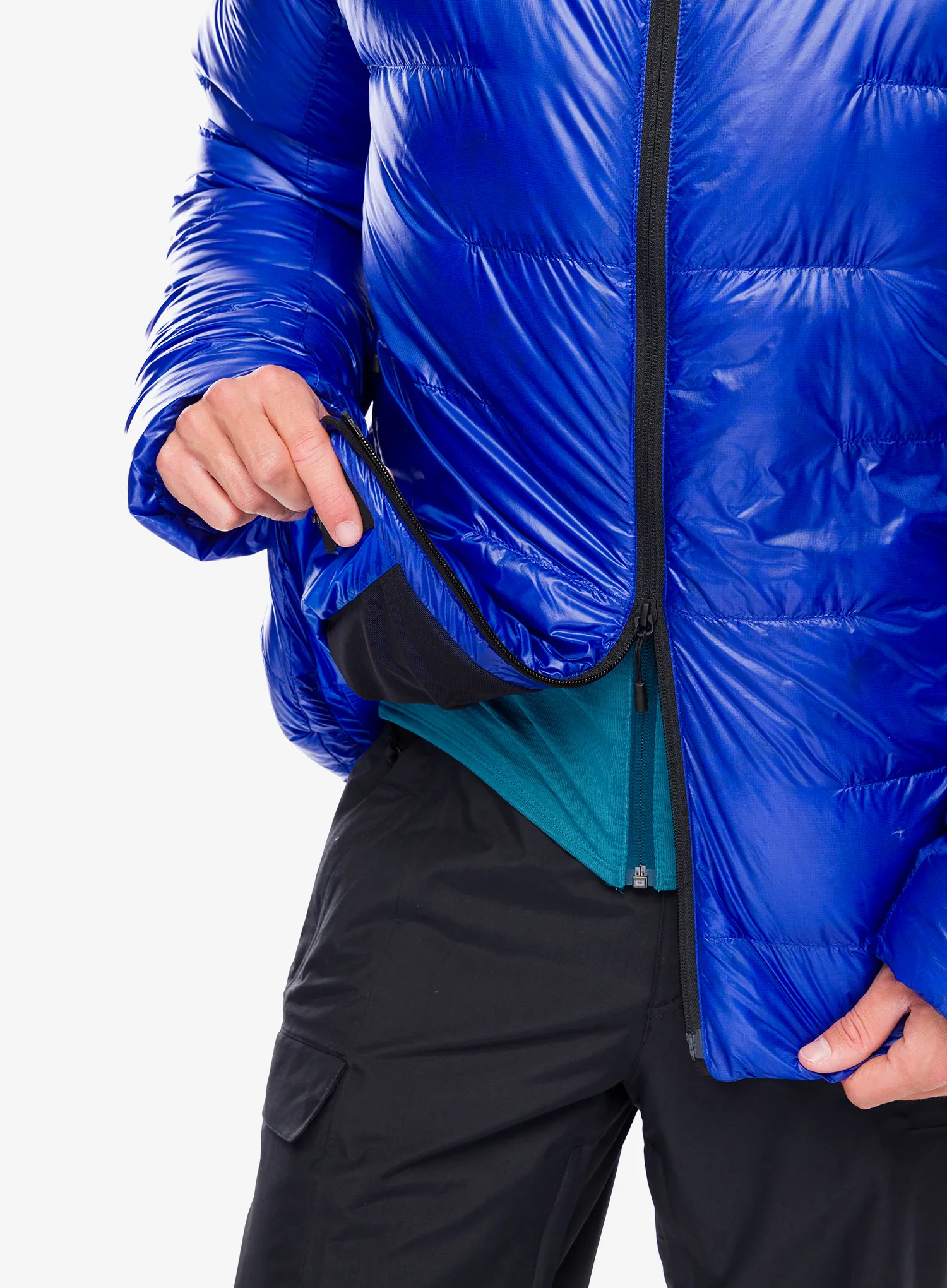 Péřová bunda The North Face Summit Pumori Down Parka - tnf blue
