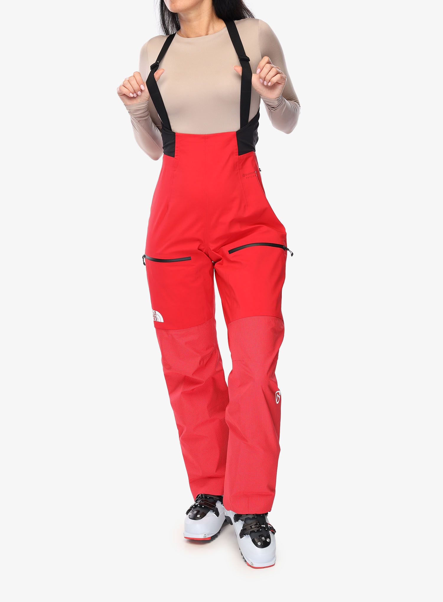 Dámské kalhoty The North Face Summit Pumori FUTURELIGHT BIB - tnf red