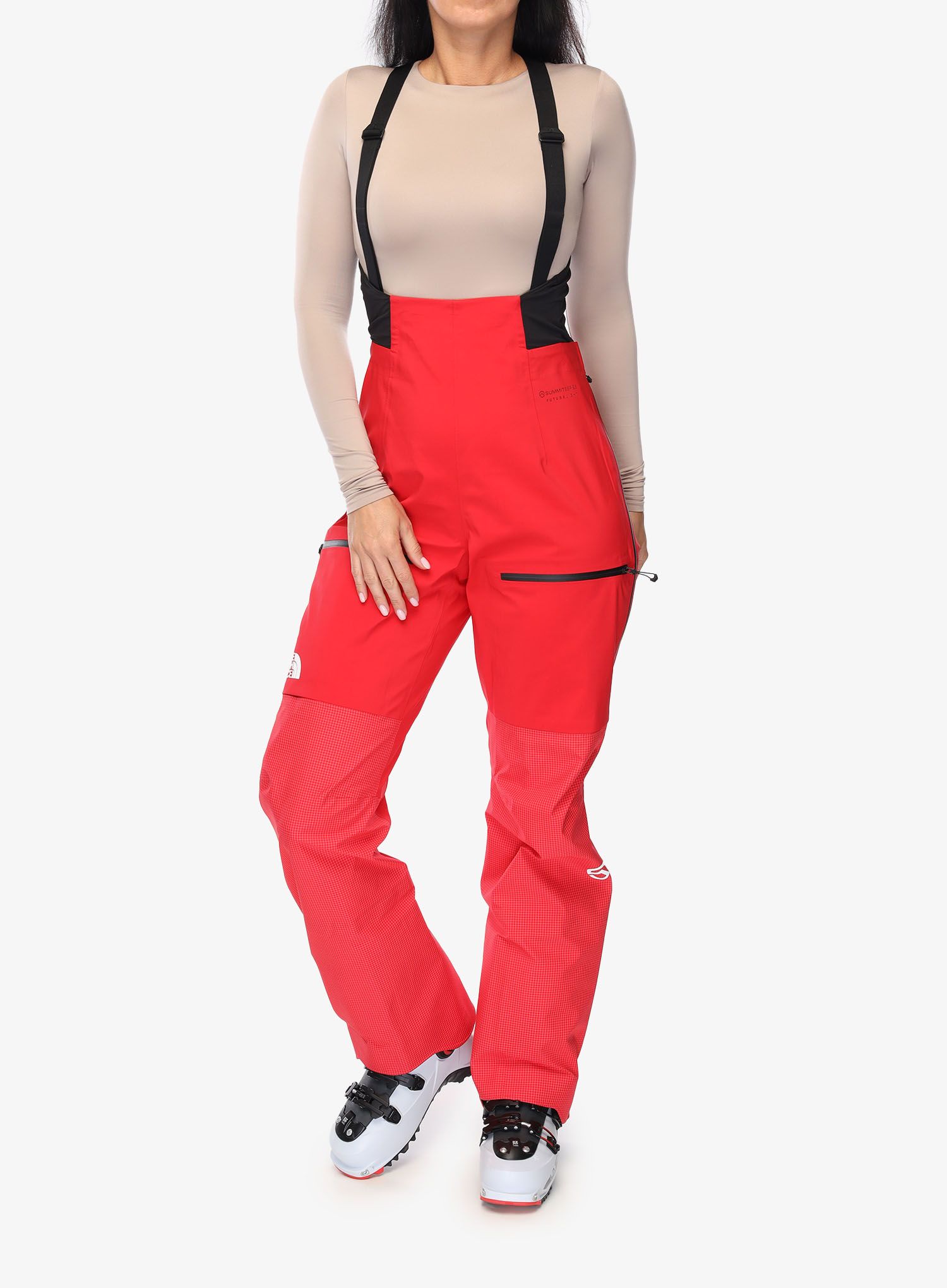 Dámské kalhoty The North Face Summit Pumori FUTURELIGHT BIB - tnf red
