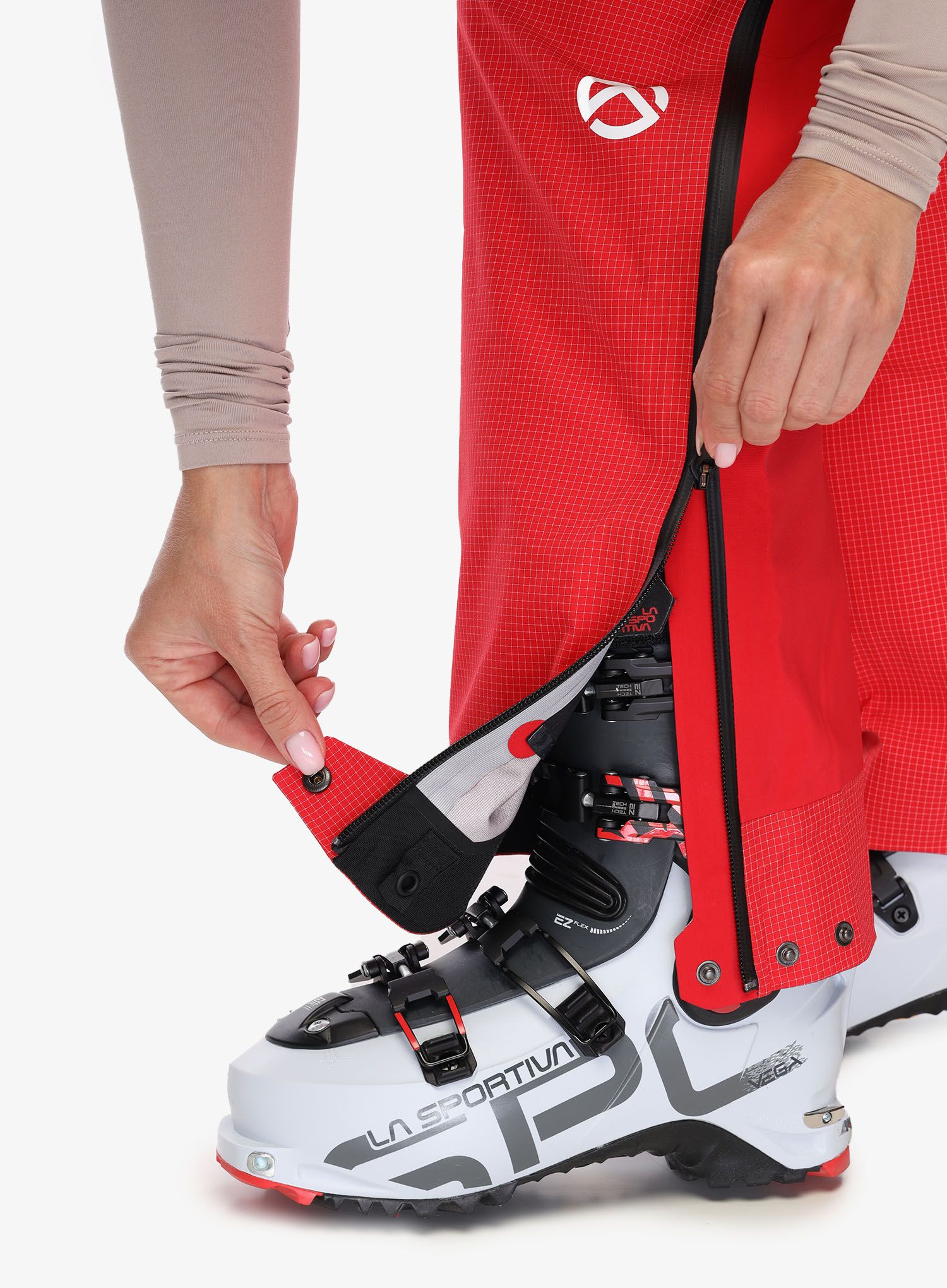 Dámské kalhoty The North Face Summit Pumori FUTURELIGHT BIB - tnf red