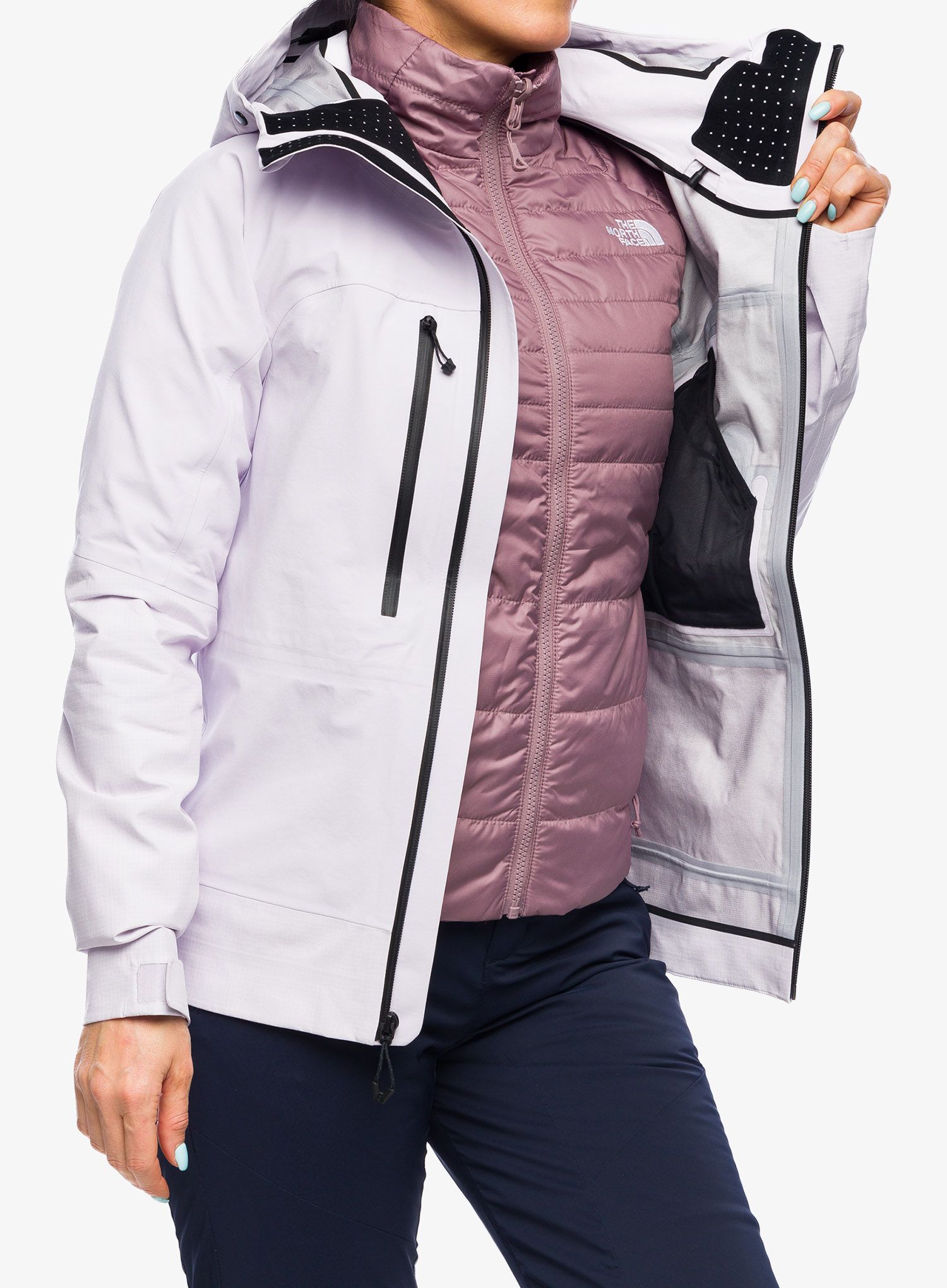 Dámská bunda The North Face Summit Pumori FUTURELIGHT Jacket - lav fog