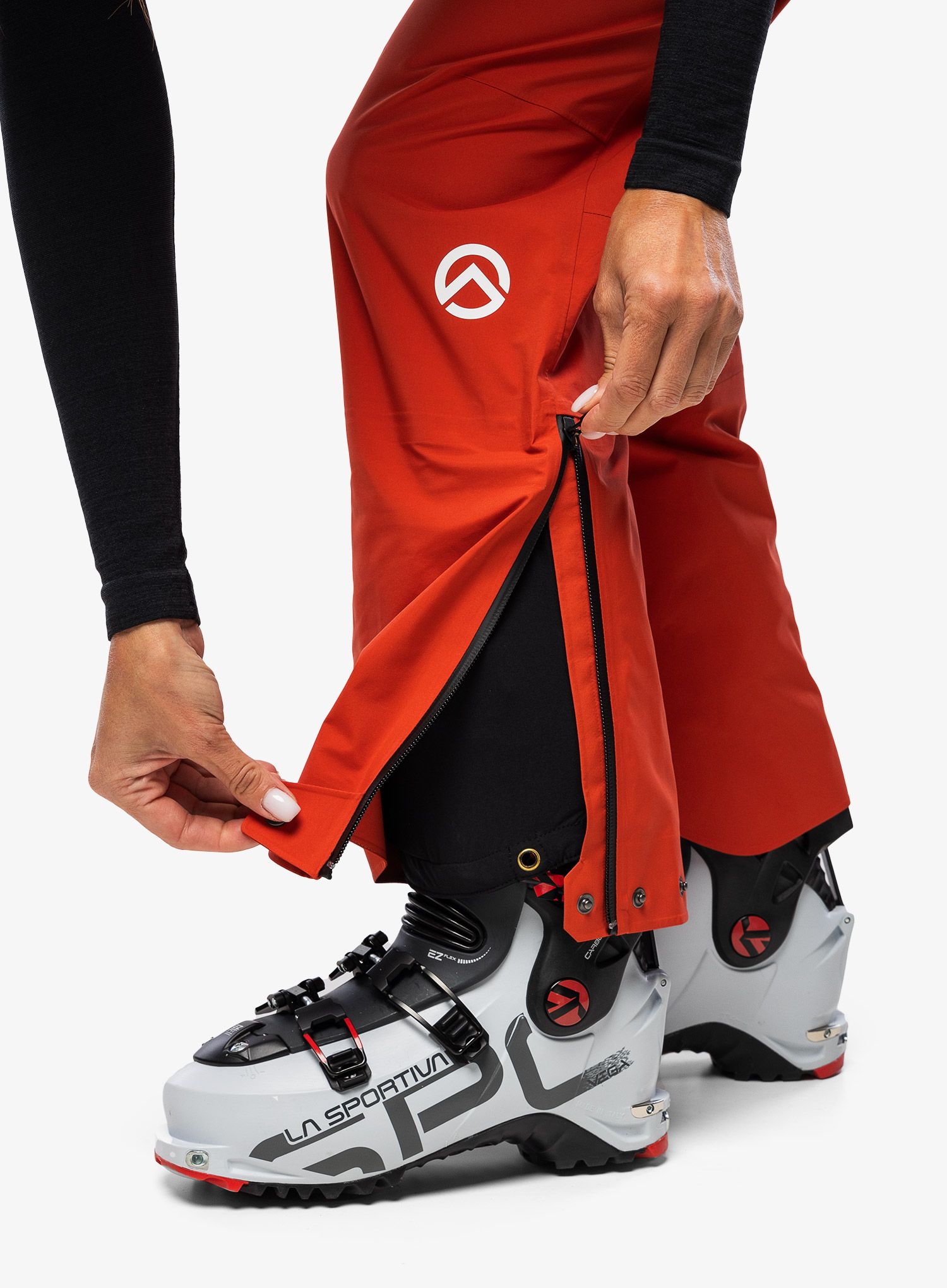 GORE TEX kalhoty dámské The North Face Summit Pumori GTX Pro BIB - auburn glaze