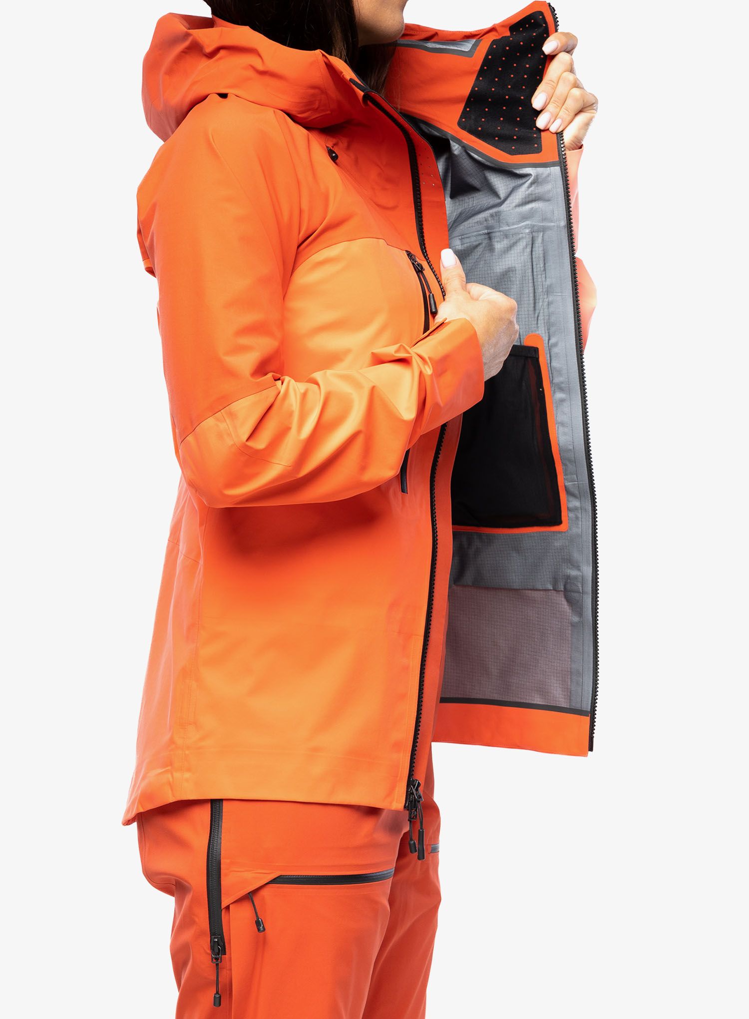 Dámská nepromokavá bunda s membránou The North Face Summit Pumori GTX Pro Jacket - orange/glaze