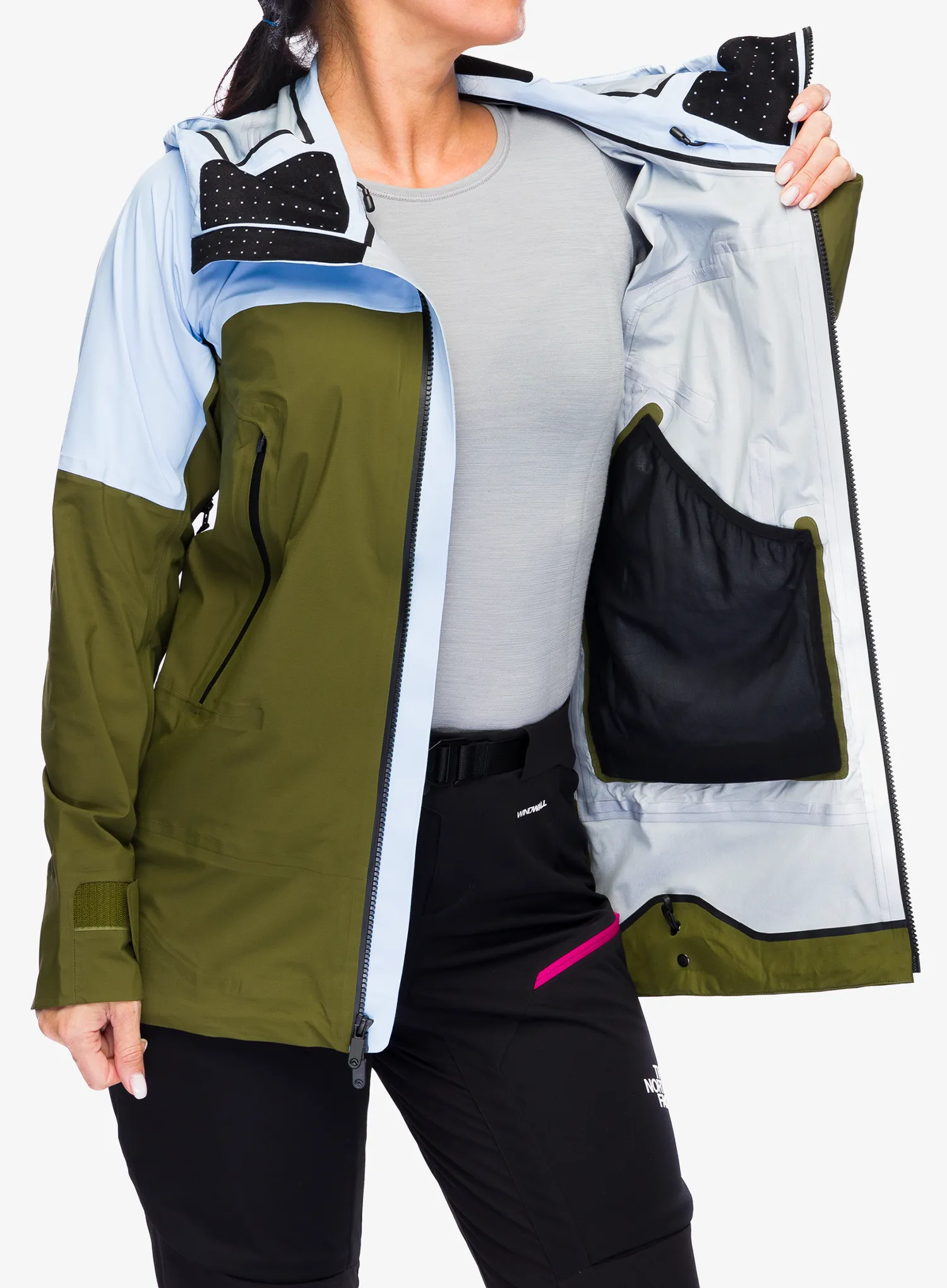 Dámská bunda The North Face Summit Stimson Futurelight Jacket - cornflower/forest olive