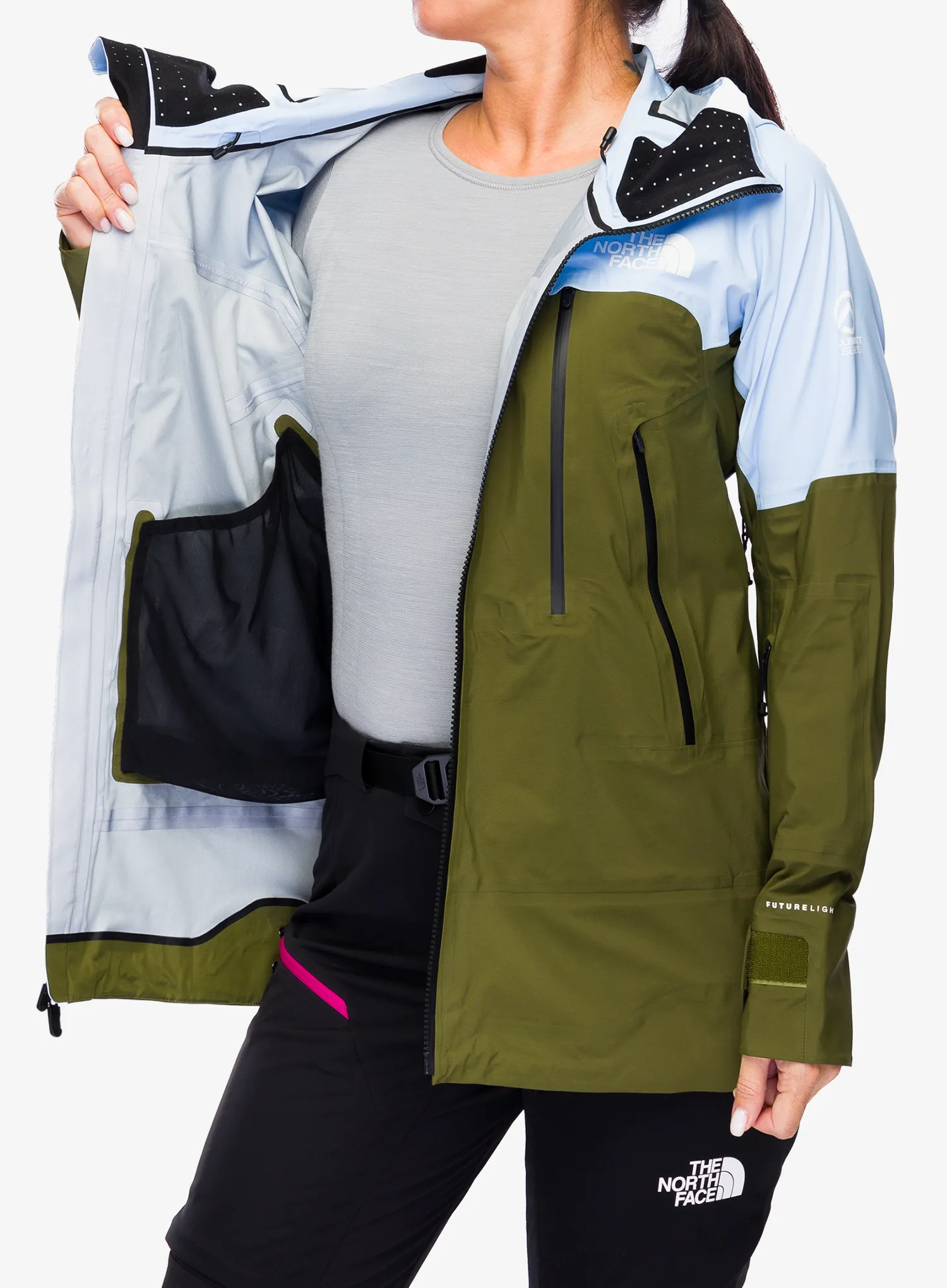 Dámská bunda The North Face Summit Stimson Futurelight Jacket - cornflower/forest olive