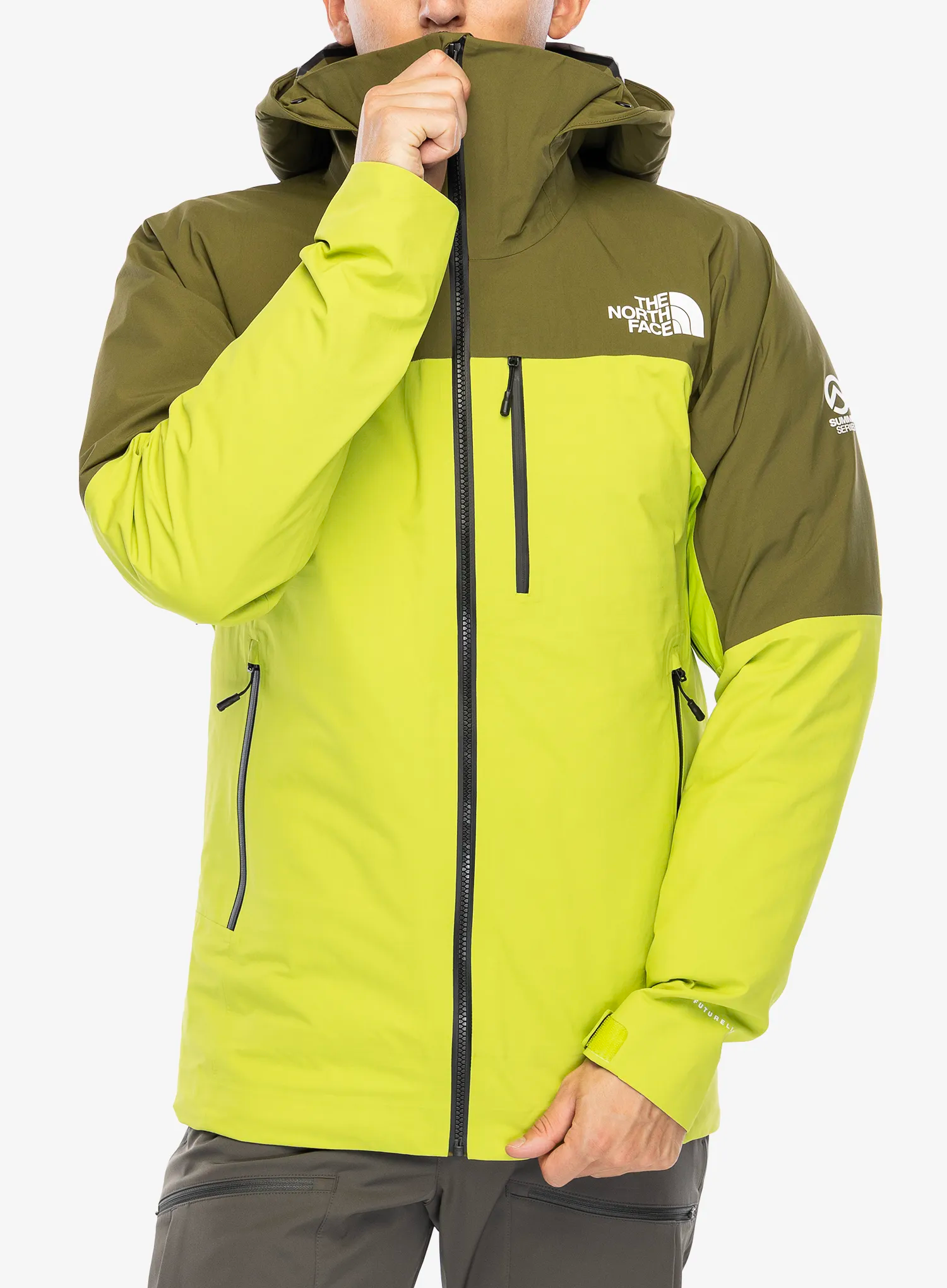 Bunda s membránou The North Face Summit Torre Egger Futurelight Jacket - meadow grass/forest olive
