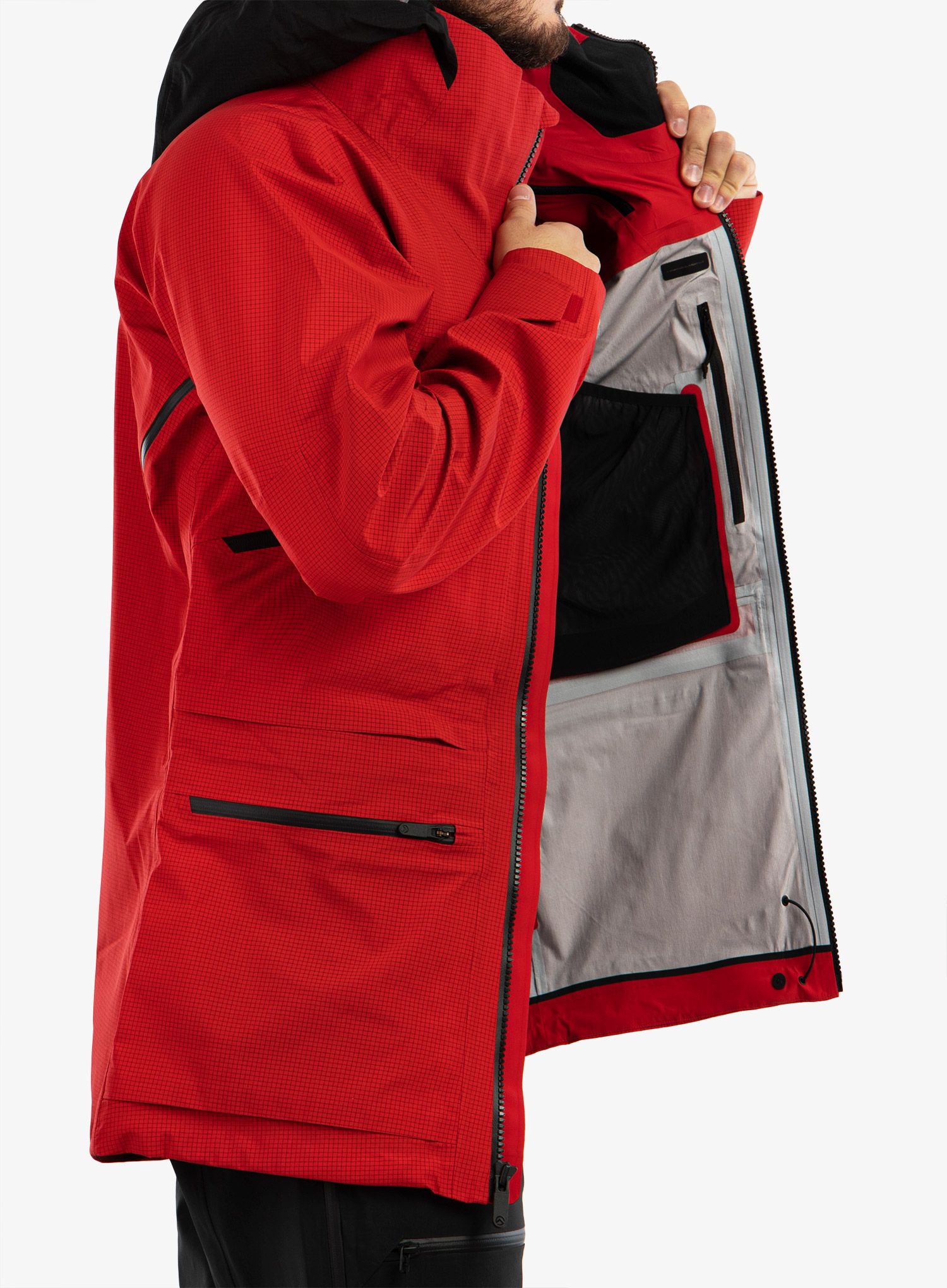 Bunda na hory s membránou The North Face Summit Tsirku FUTURELIGHT Jacket - red/black