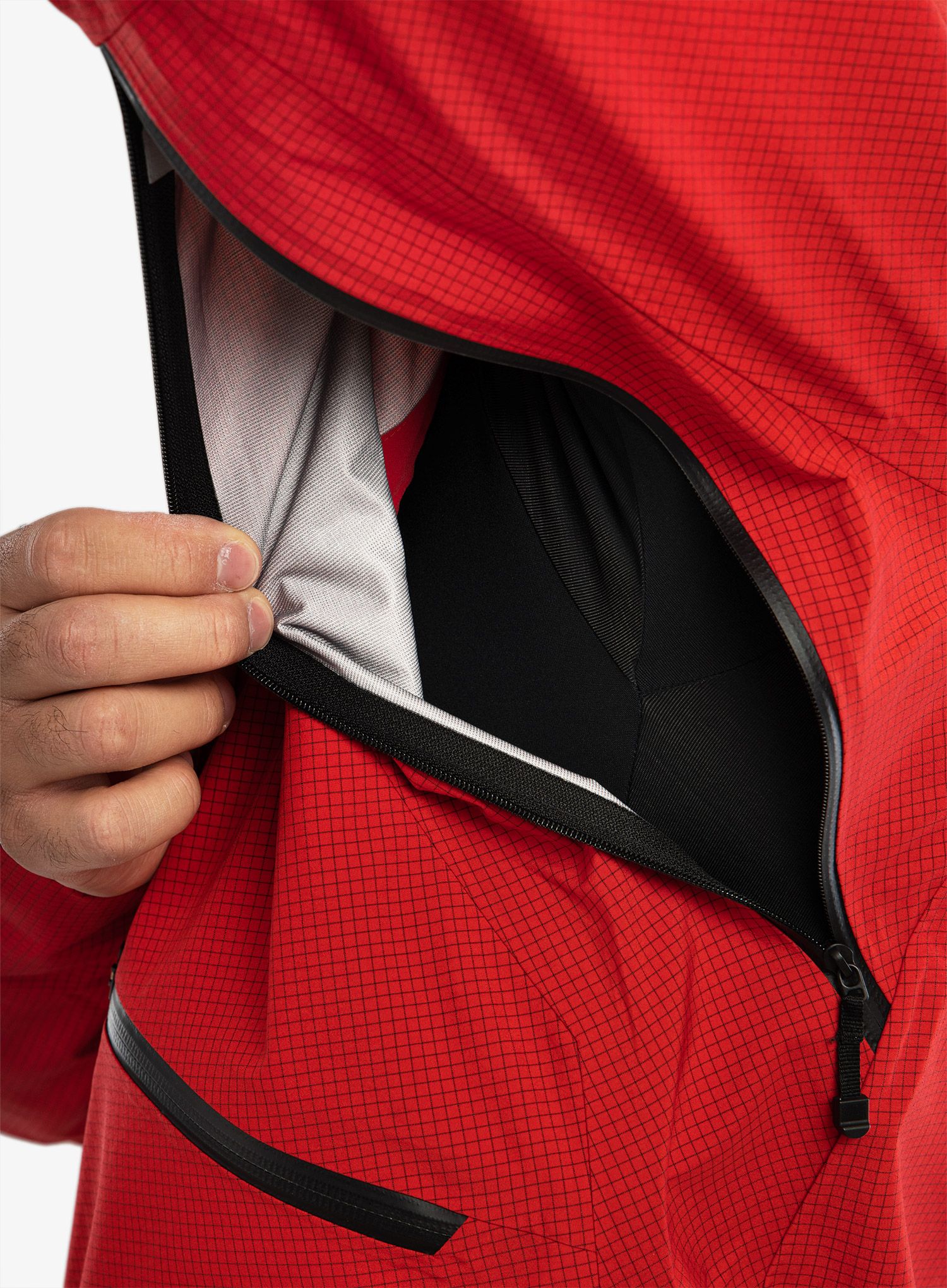 Bunda na hory s membránou The North Face Summit Tsirku FUTURELIGHT Jacket - red/black