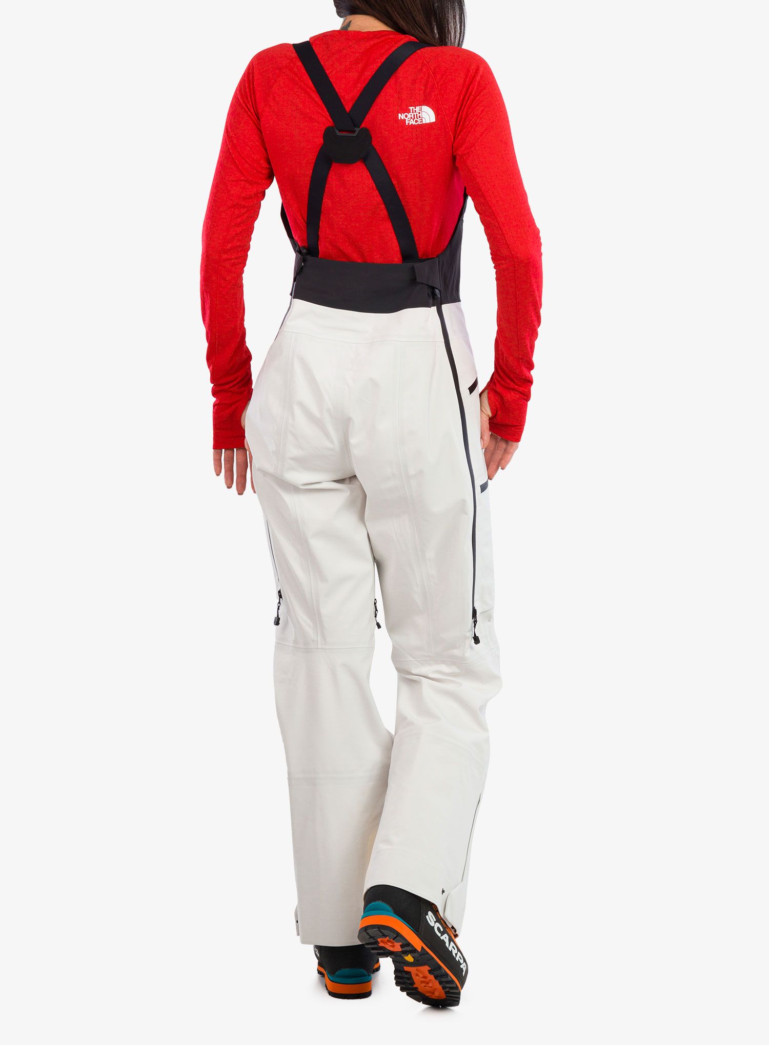 Dámské kalhoty The North Face Summit Verbier FUTURELIGHT BIB - gardenia wht/blk