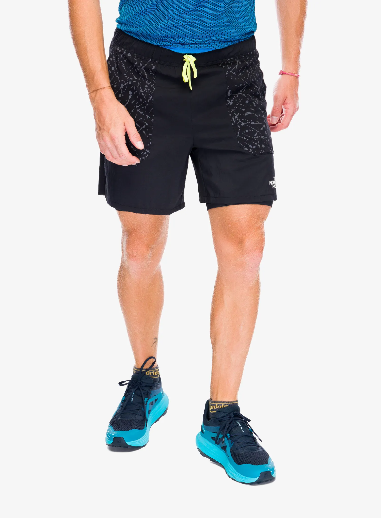 Běžecké kraťasy The North Face Sunriser 2In1 Short 6In - tnf black/tnf black trail