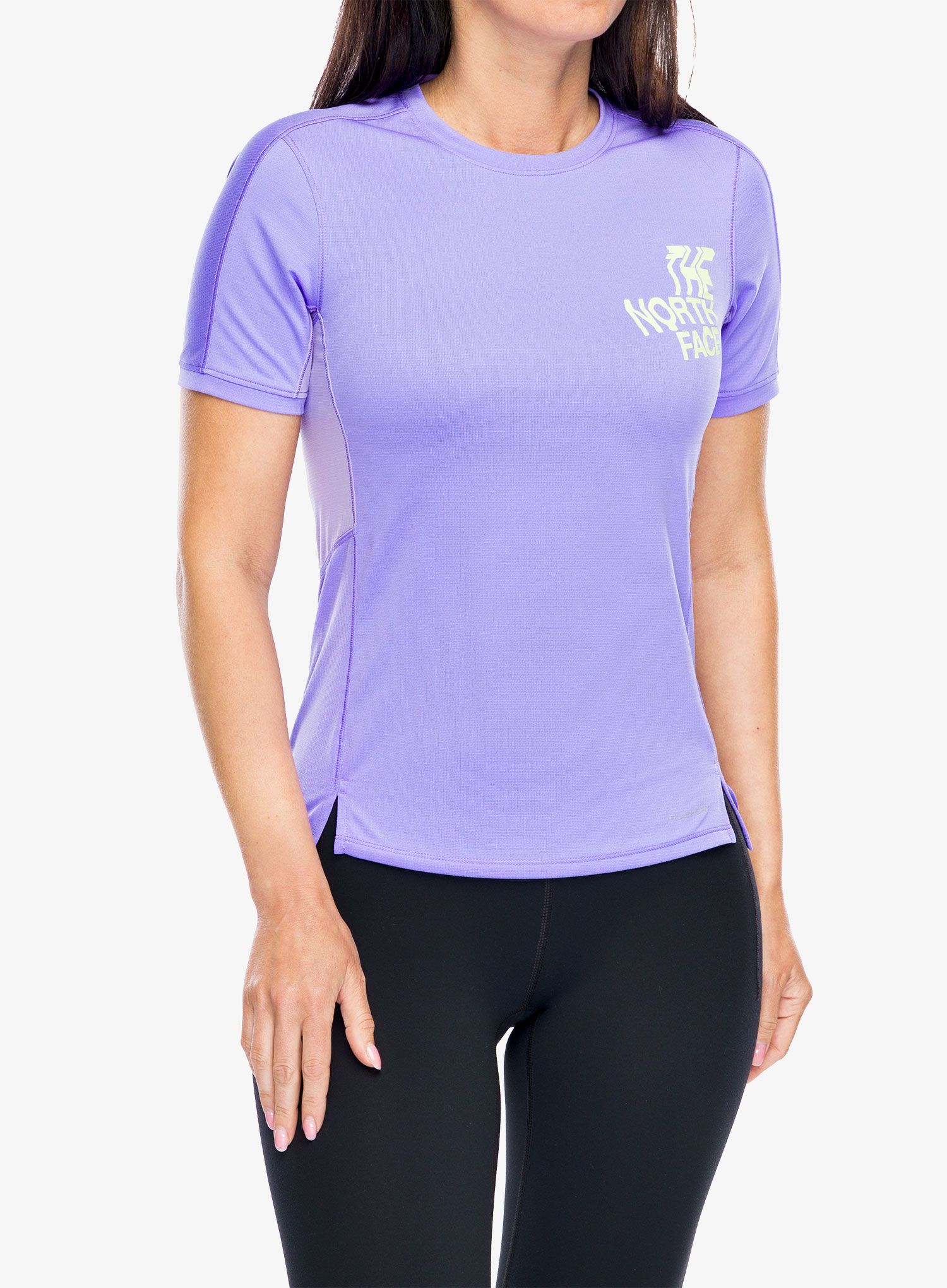 Běžecké tričko dámské The North Face Sunriser S/S - violet/purple
