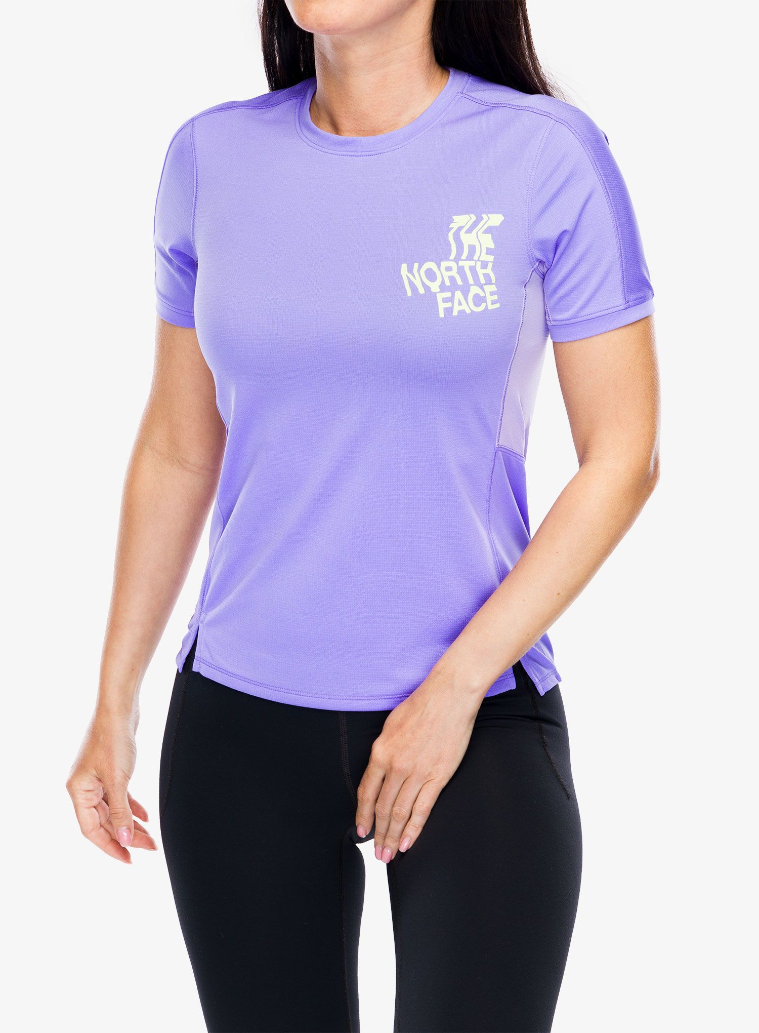 Běžecké tričko dámské The North Face Sunriser S/S - violet/purple
