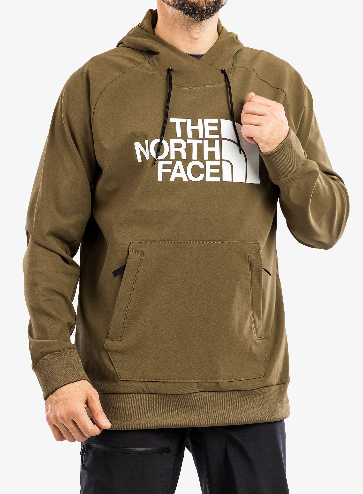 Mikina s kapucí The North Face Tekno Logo Hoodie - military olive