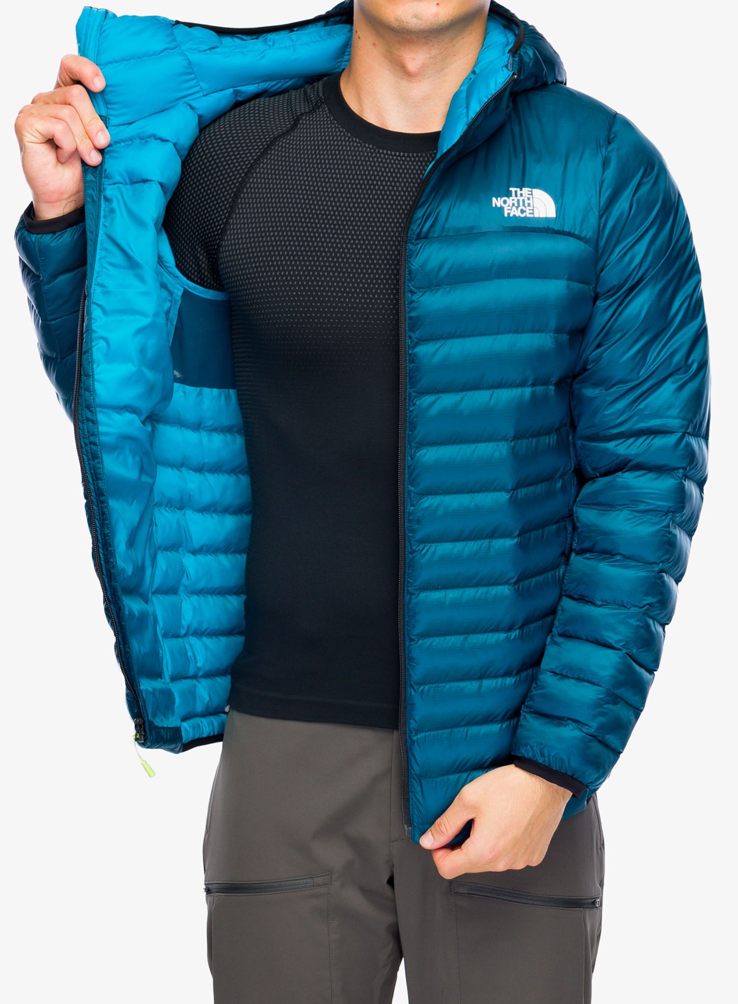 Zateplená bunda The North Face Terra Peak Hoodie - midnight petrol