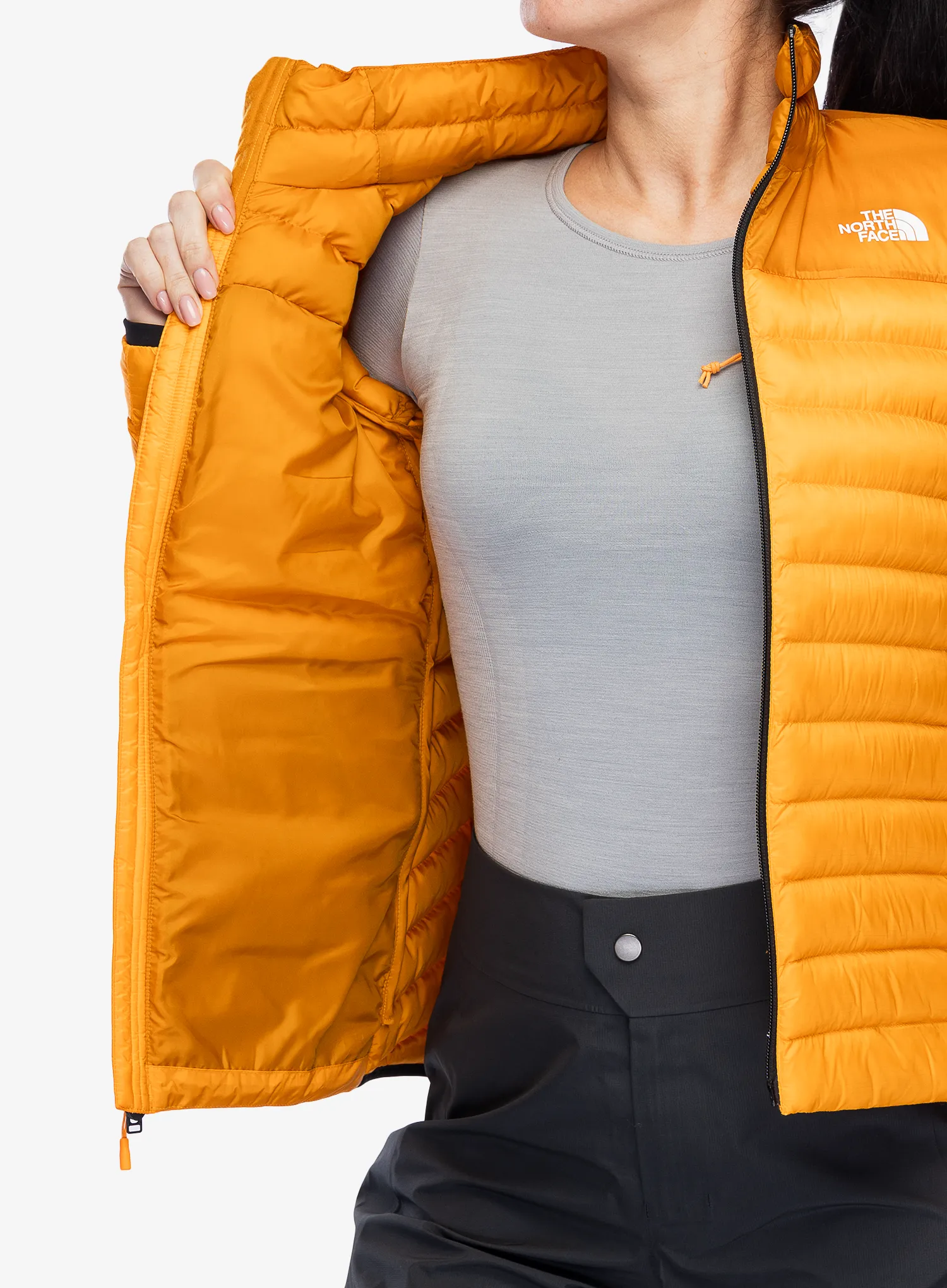 Zateplená bunda dámská The North Face Terra Peak Jacket - apricot glaze/iron citrus