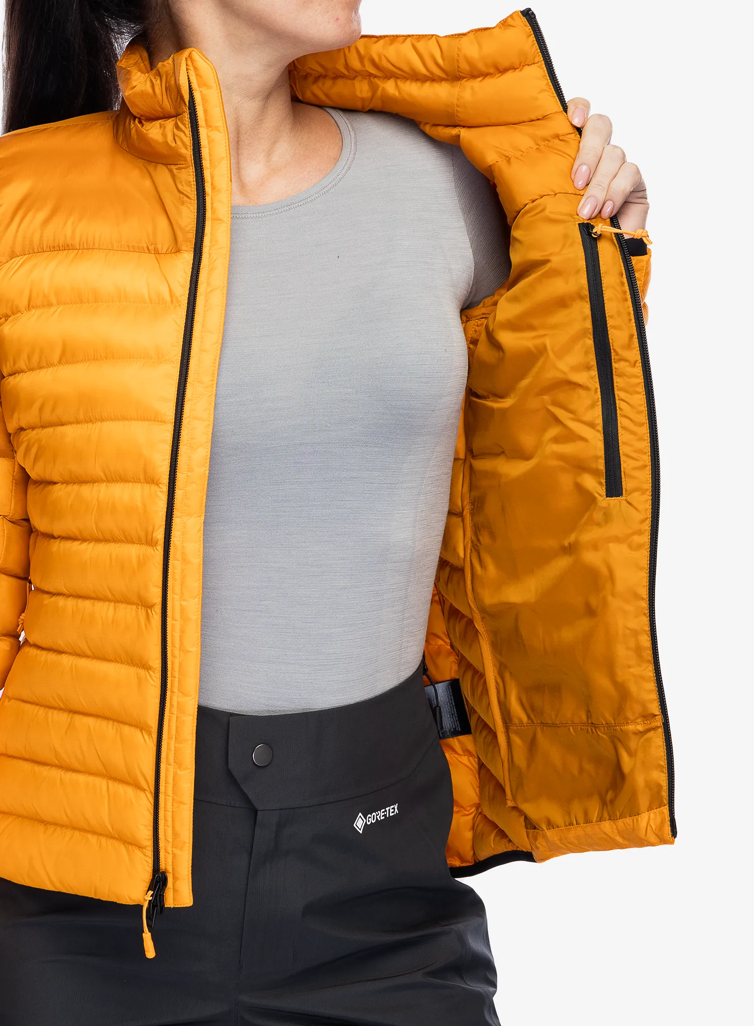 Zateplená bunda dámská The North Face Terra Peak Jacket - apricot glaze/iron citrus