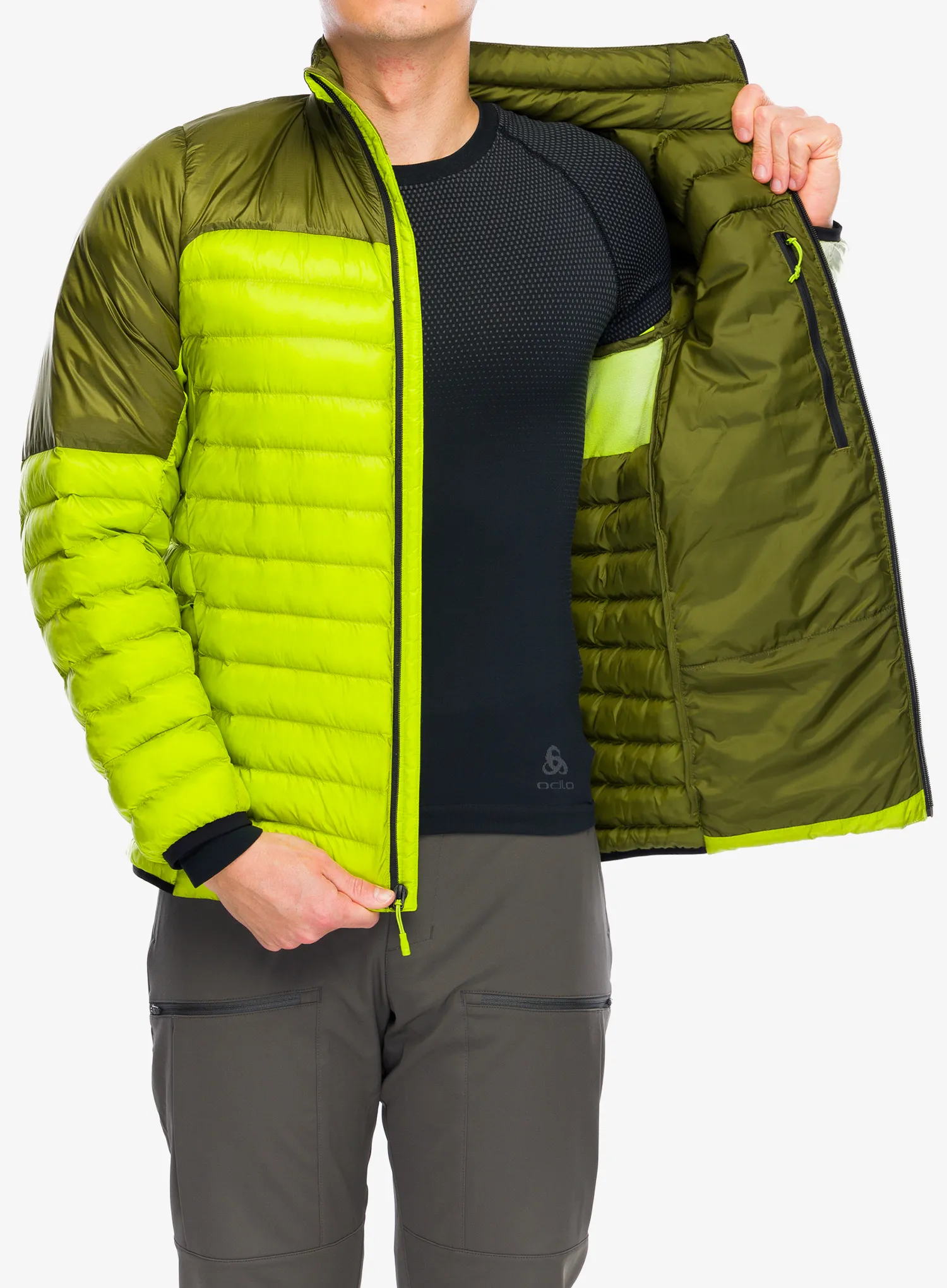 Zateplená bunda The North Face Terra Peak Jacket - meadow grass/forest olive