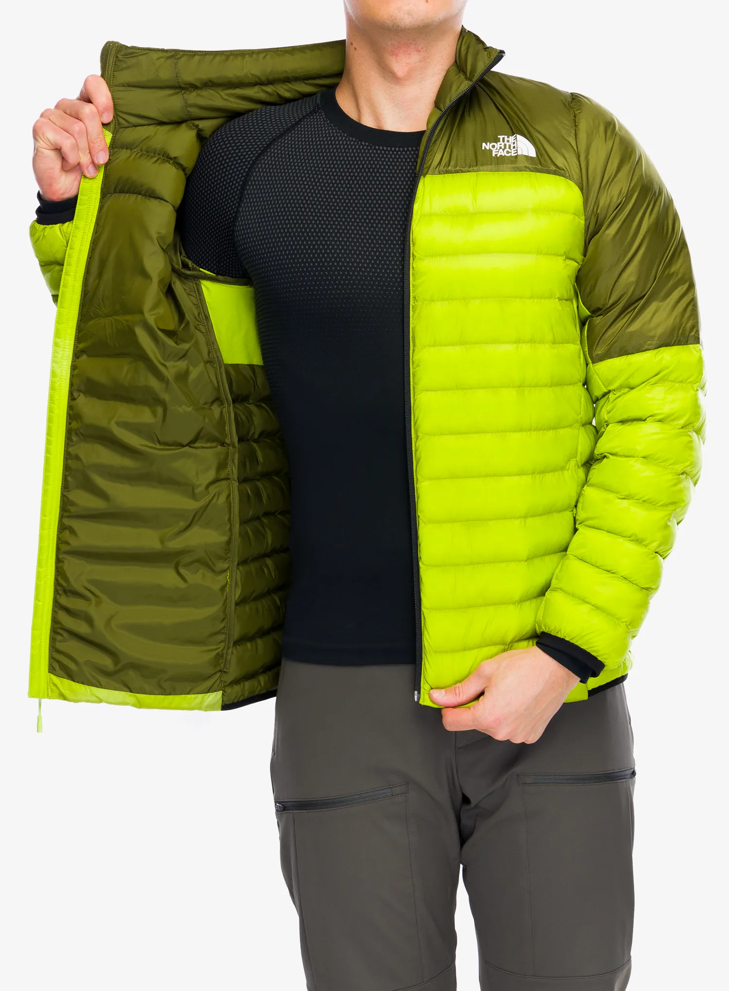 Zateplená bunda The North Face Terra Peak Jacket - meadow grass/forest olive