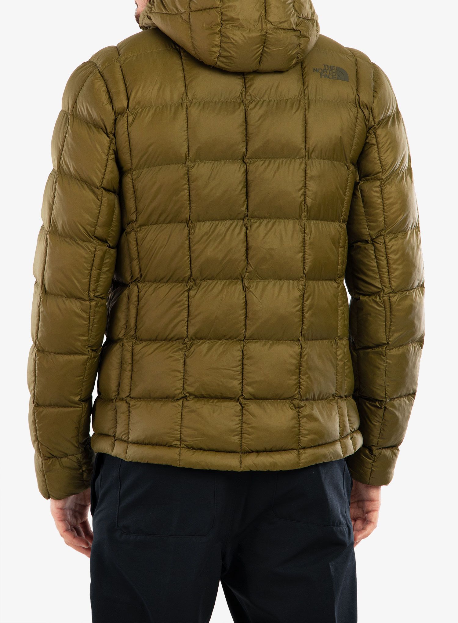 Zateplená bunda The North Face ThermoBall Super Hoodie - military olive