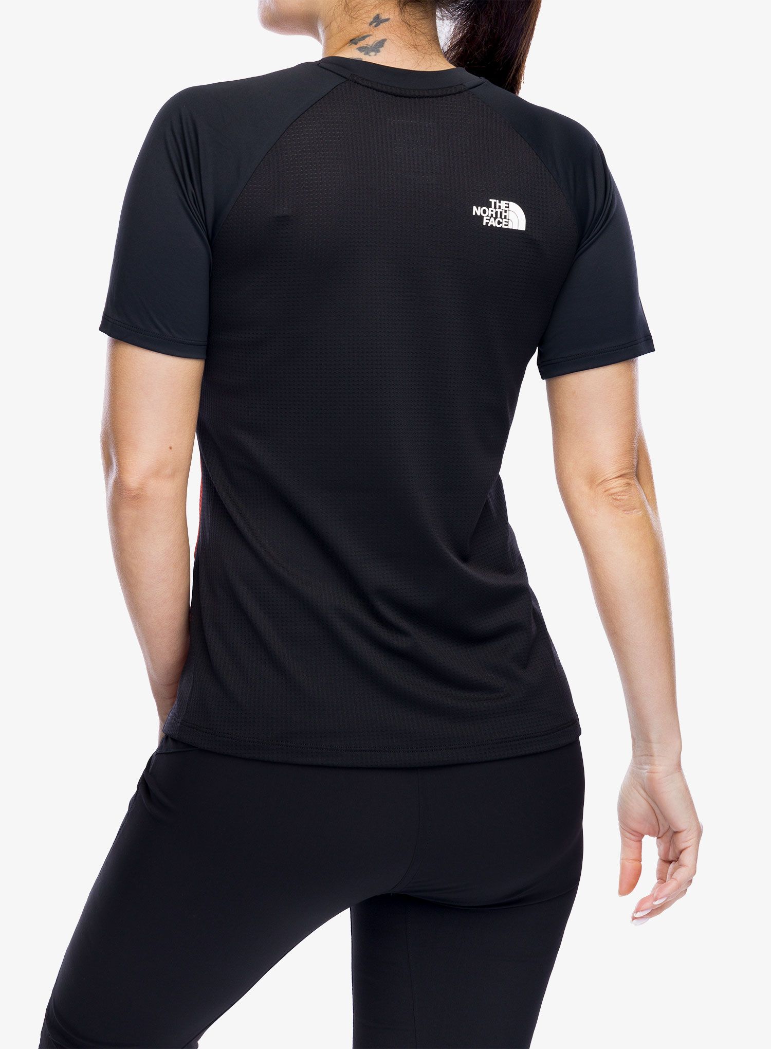 Dámské tričko The North Face Trailjammer S/S Tee - auburn glaze/tnf black