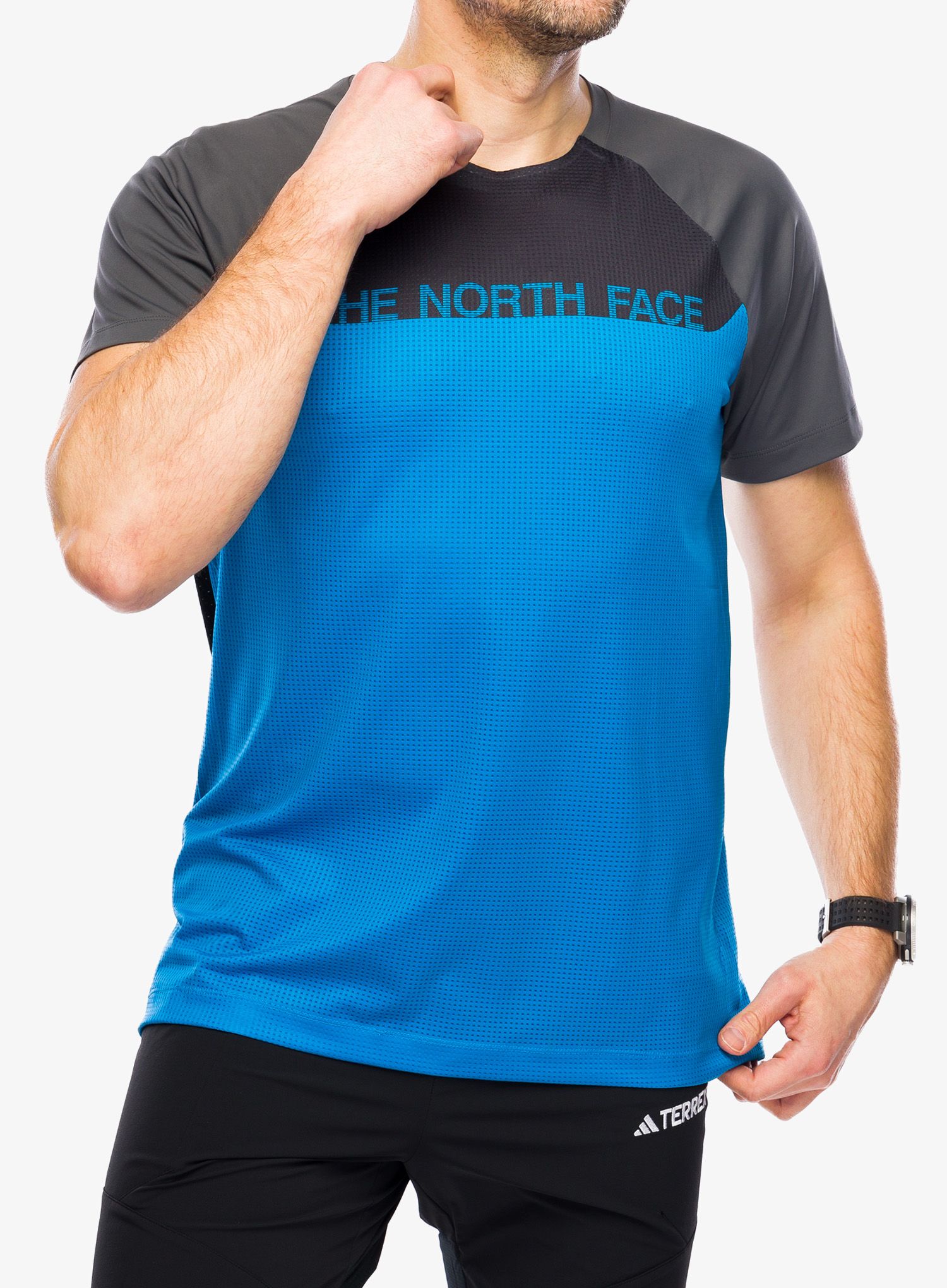 Lezecké triko The North Face Trailjammer S/S Tee - skyline blue/blue