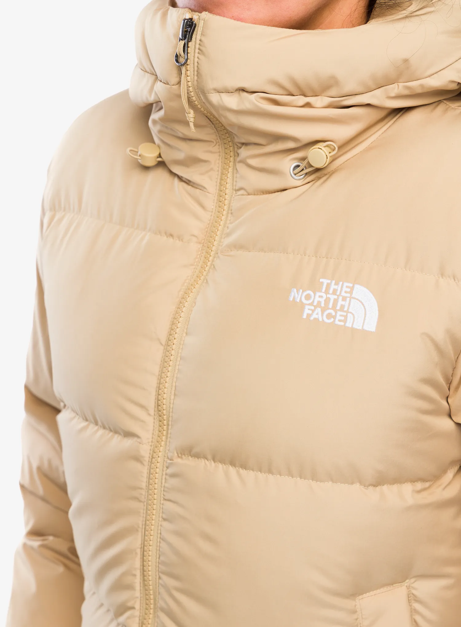 Dámský péřový kabát The North Face Triple C Parka - khaki stone