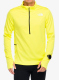 Mikina na běh The North Face Winter Warm Pro 1/4 Zip - firefly yellow