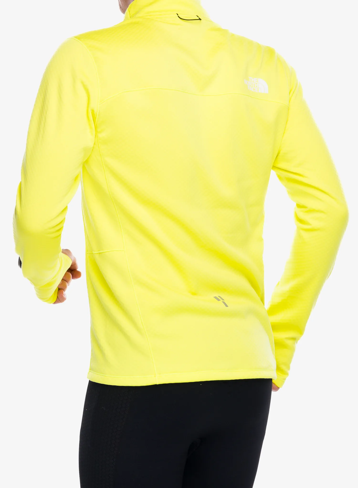 Mikina na běh The North Face Winter Warm Pro 1/4 Zip - firefly yellow