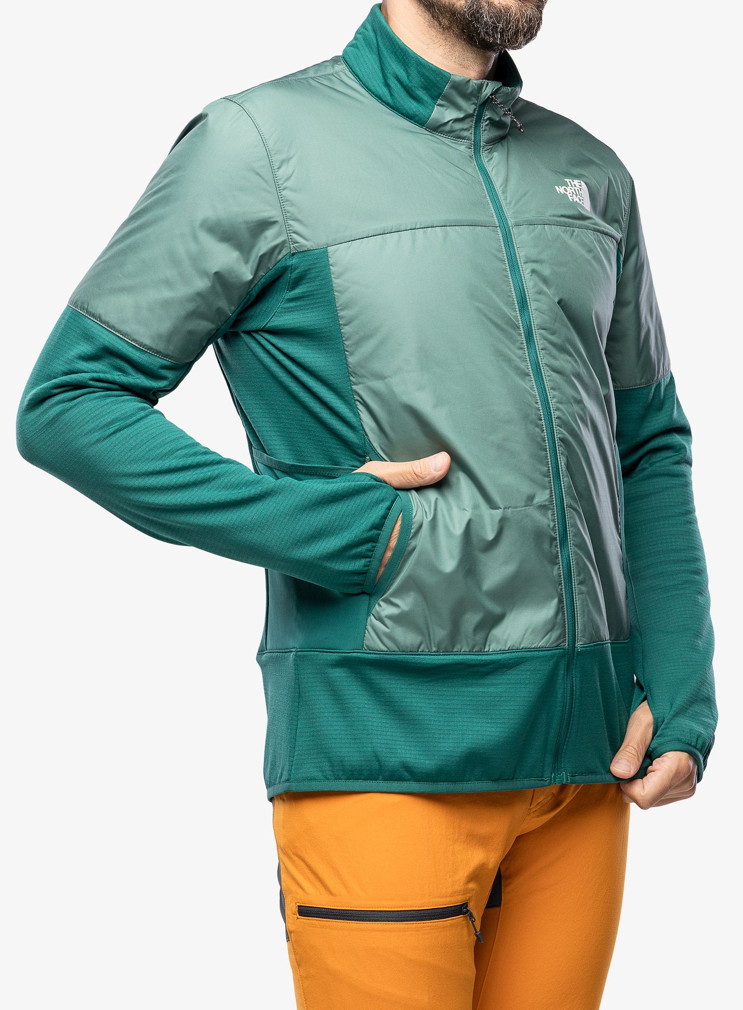 Bunda na běhání The North Face Winter Warm Pro Jacket - forest fern/dark sage