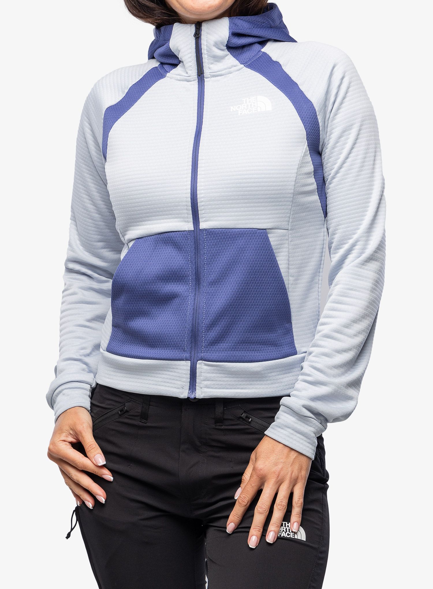 Outdoor mikina dámská The North Face Ma Full Zip Fleece - dusty/cave blue
