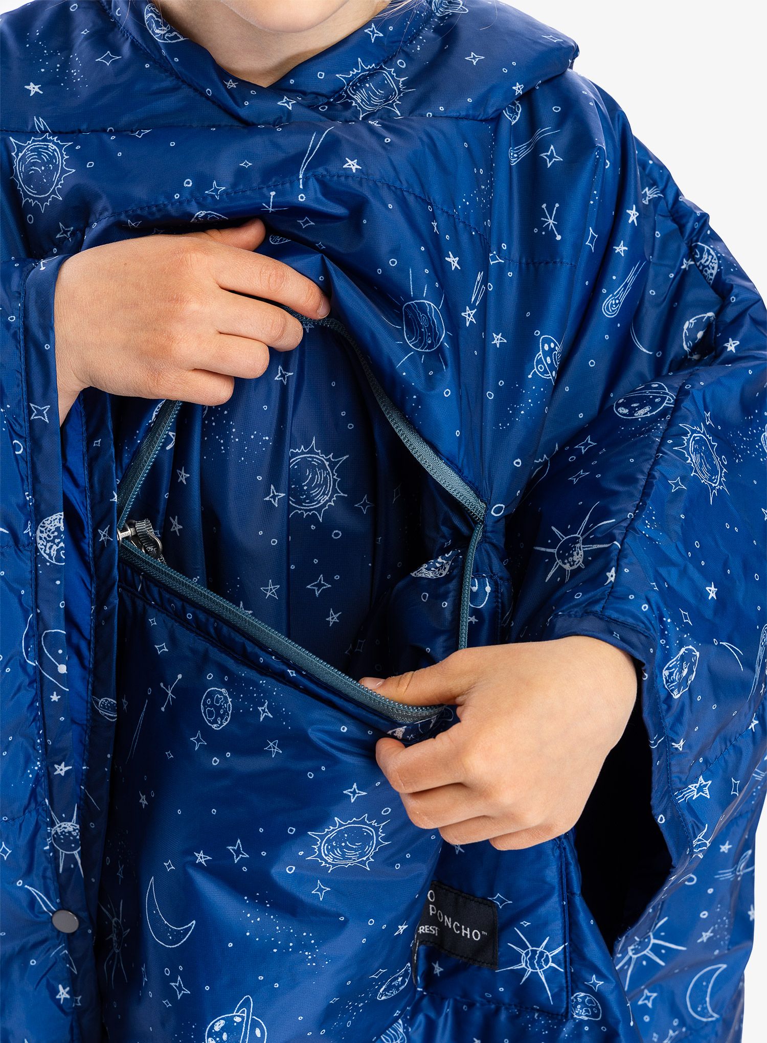 Turistická pláštěnka Therm a Rest Honcho Poncho Kids - space