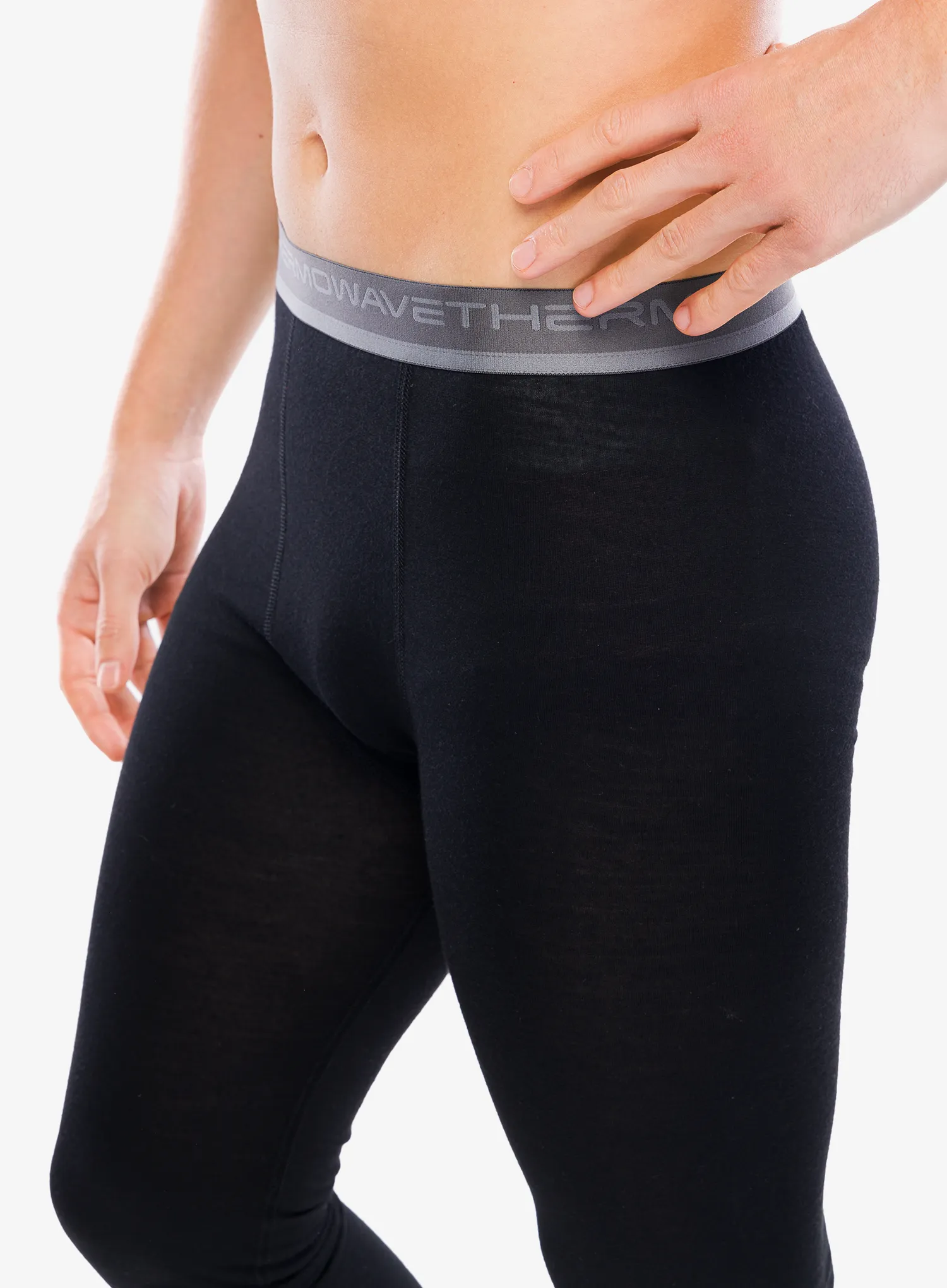 Termoleginy Thermowave Merino Wonder Pants - black