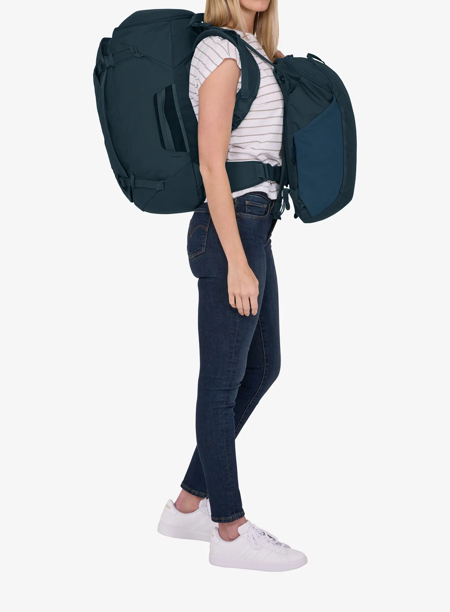 Cestovní batoh dámský Thule Landmark Travel Pack 60L - blue