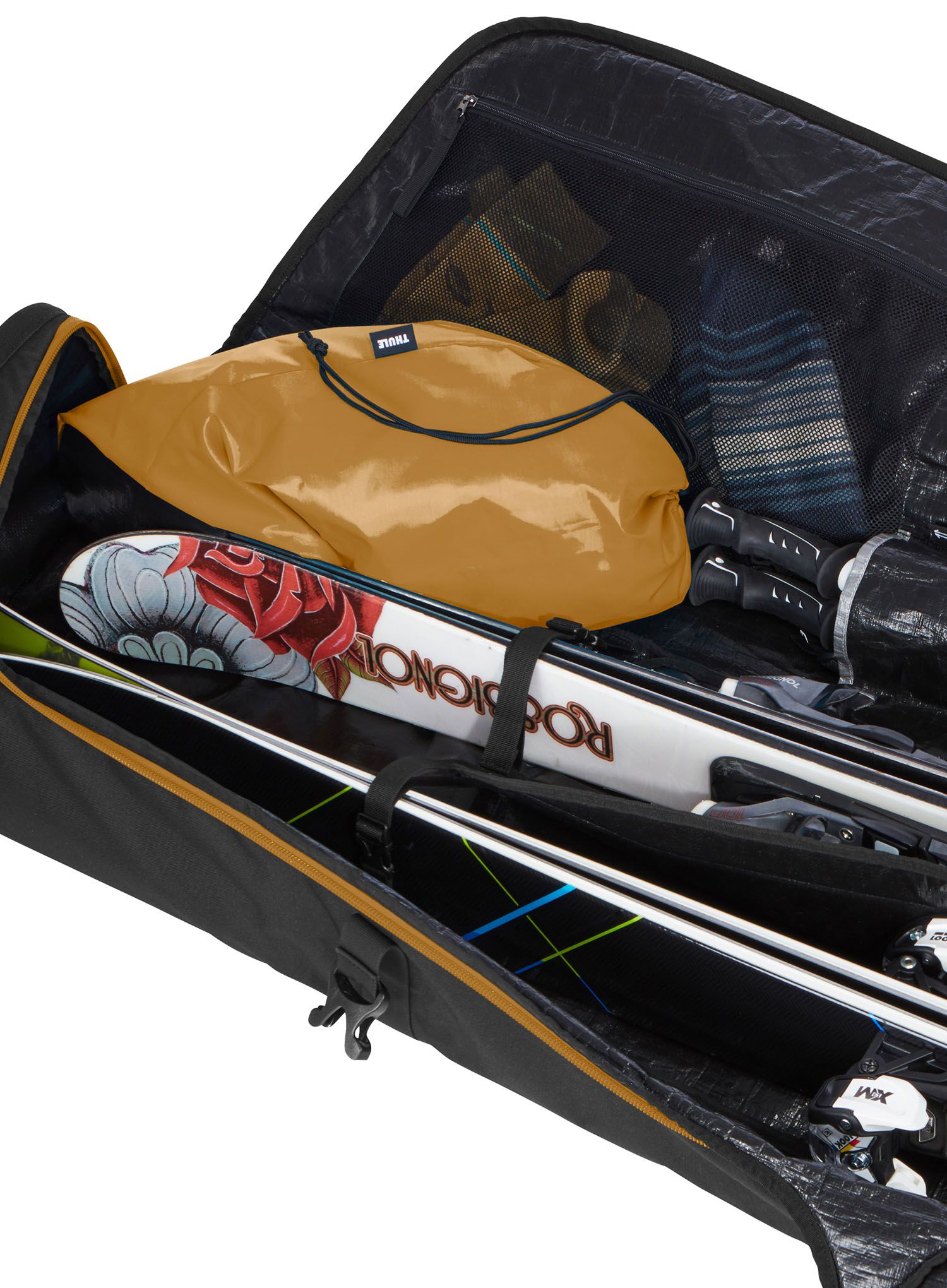 Taška na lyže Thule RoundTrip Ski Roller 175cm - black