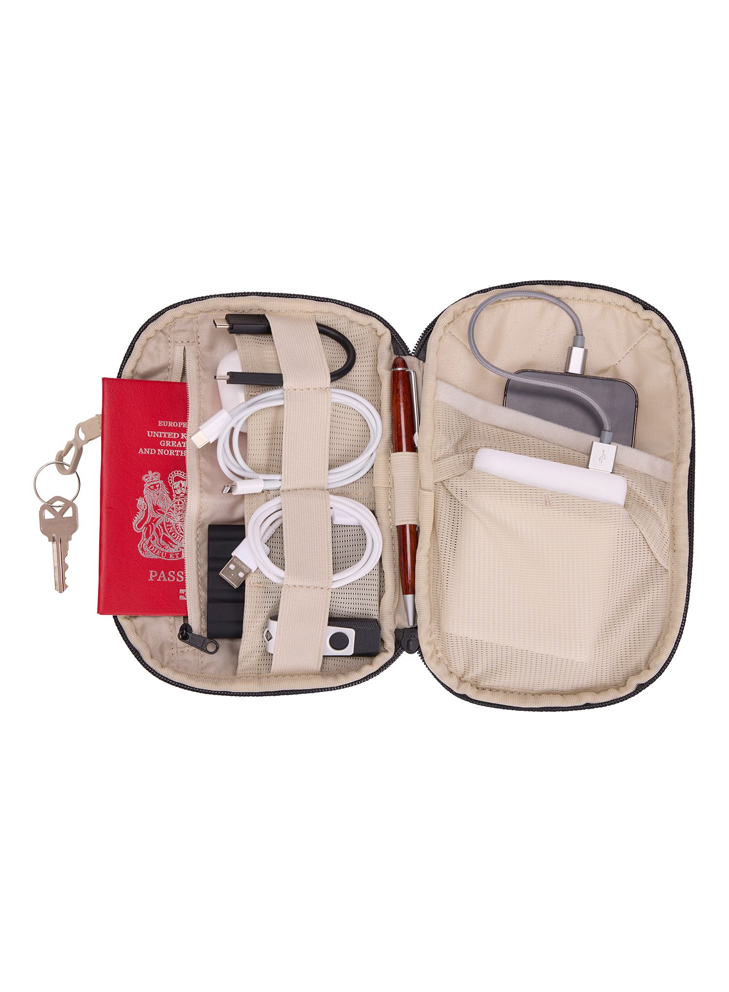 Cestovní organizér Thule Subterra 2 PowerShuttle Medium - vetiver gray