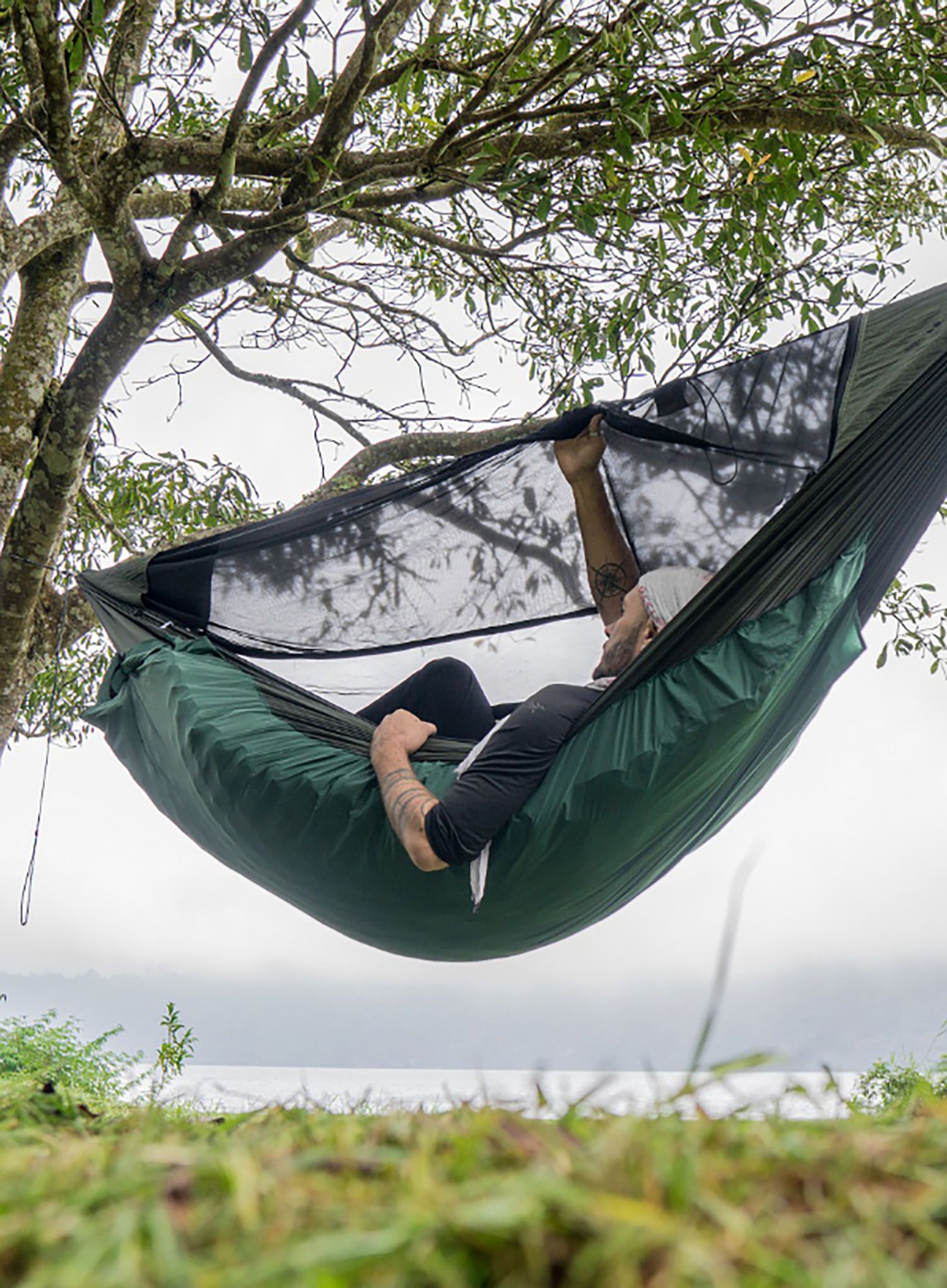Hamaka Ticket To The Moon ProMat Hammock - army green