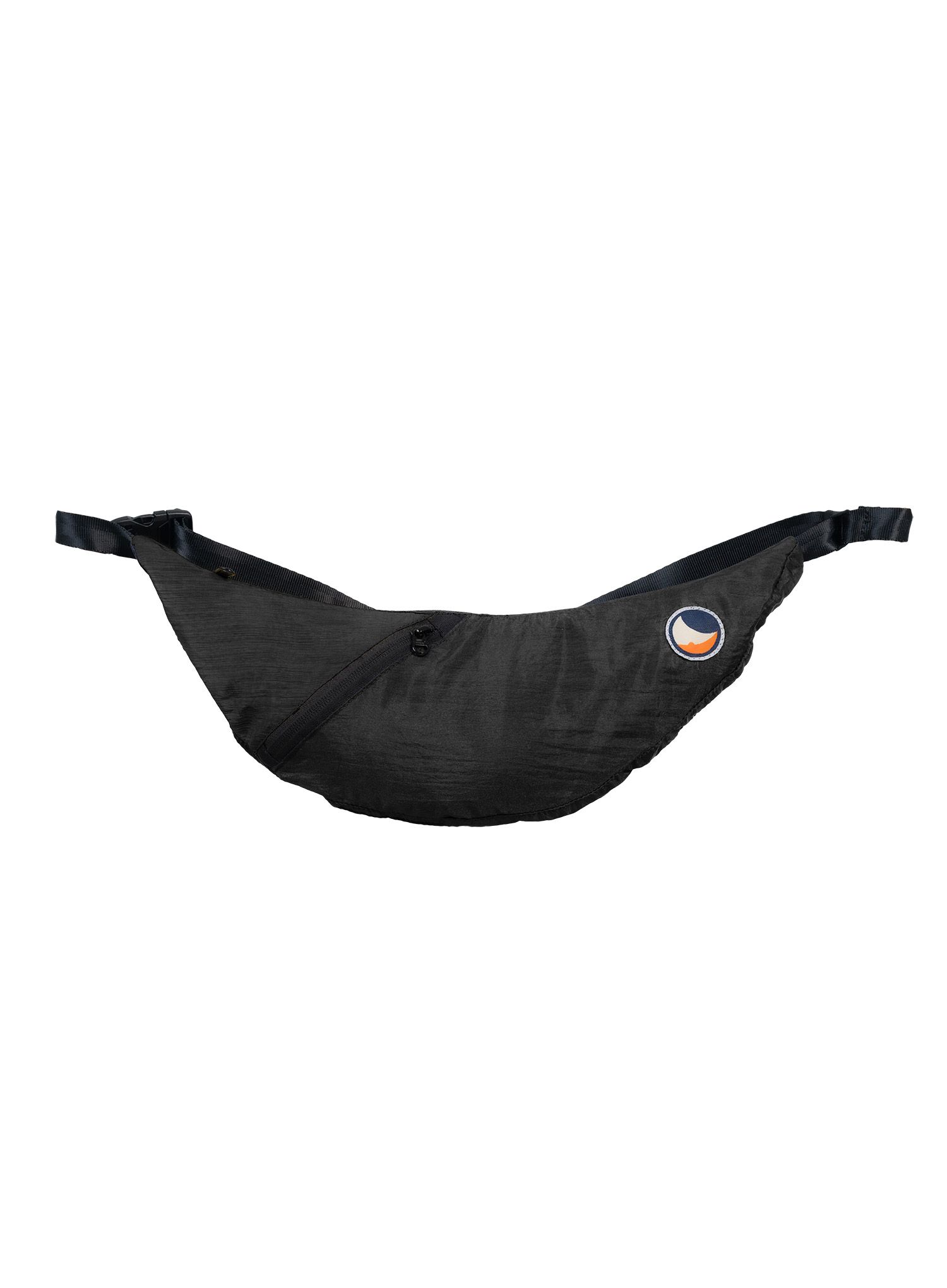 Taška Ticket To The Moon Upcycled Sling Bag - black