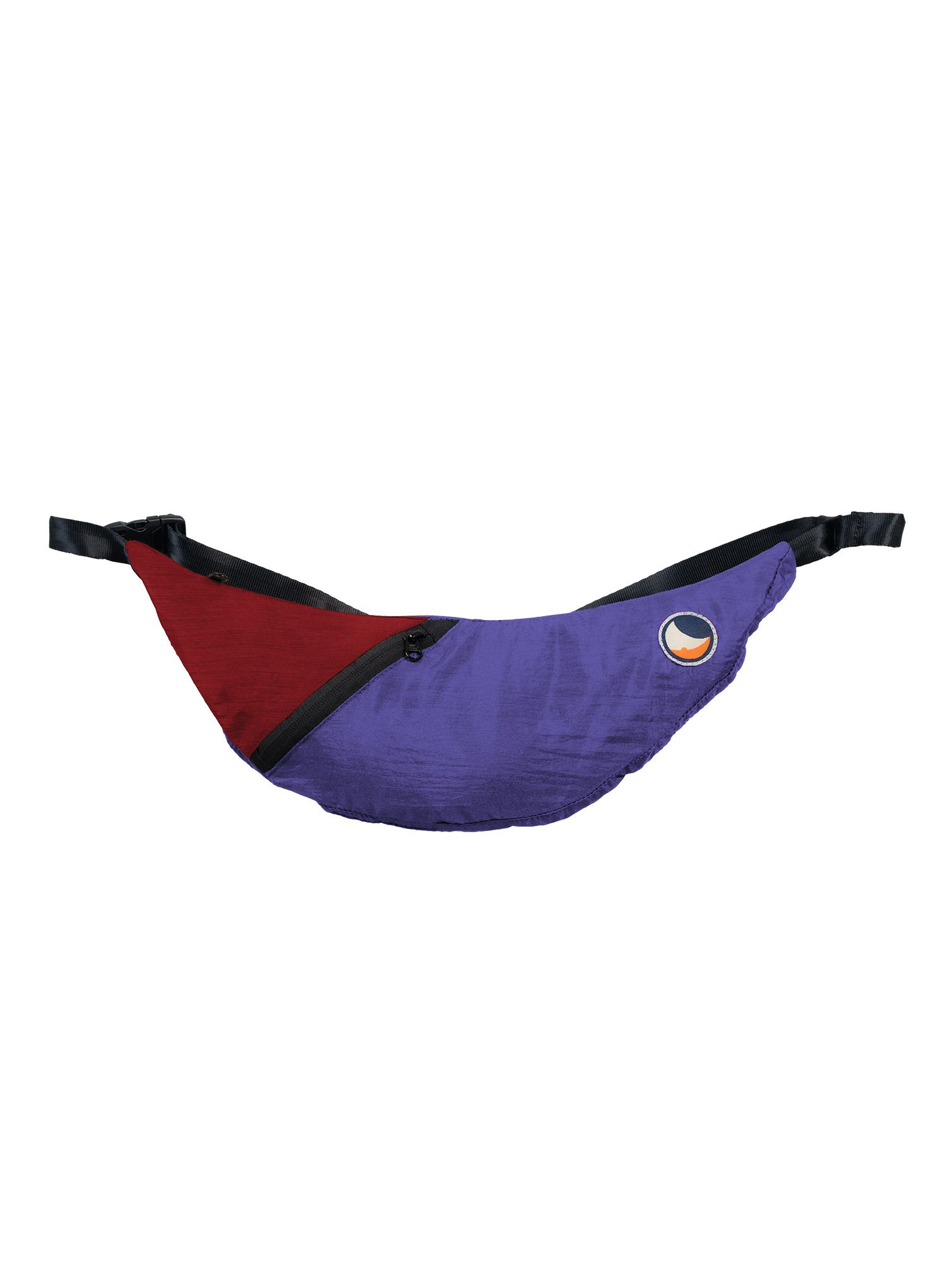 Taška Ticket To The Moon Upcycled Sling Bag - purple/burgundy