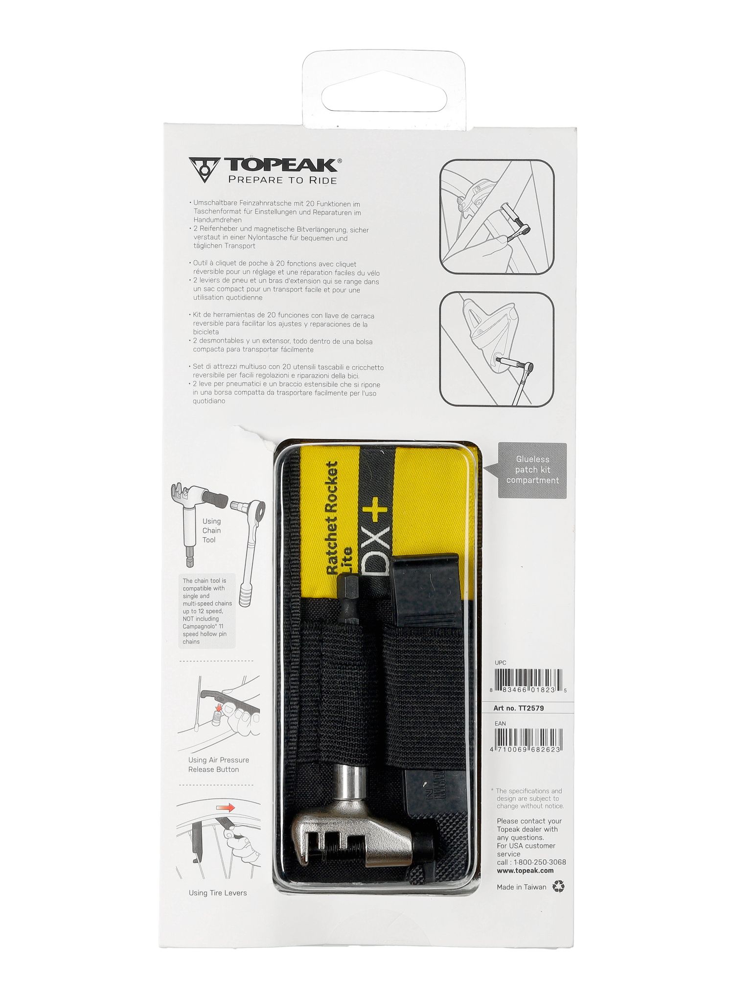 Multiklíč na kolo Topeak Ratchet Rocket Lite DX+
