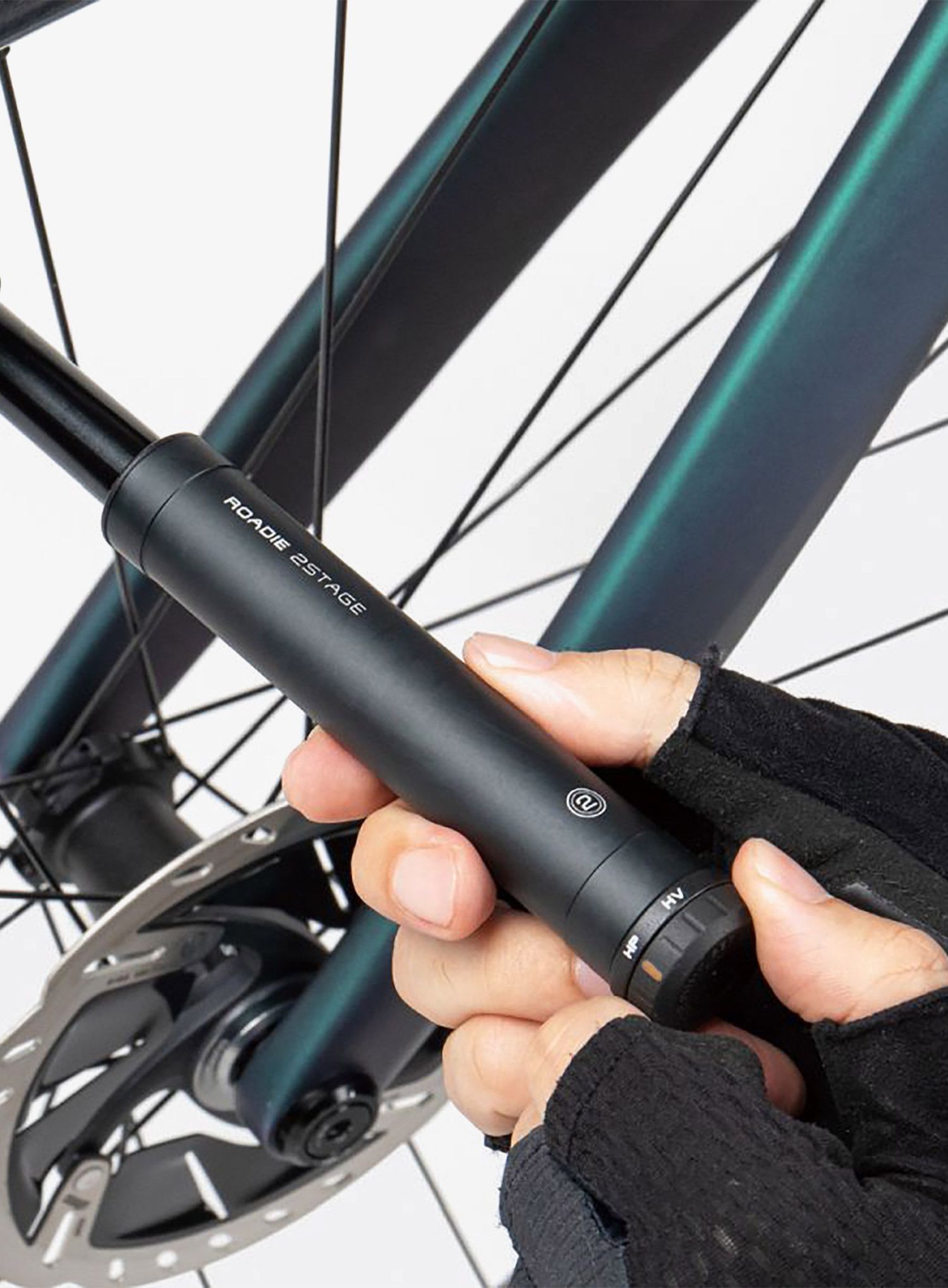 Pumpička na kolo Topeak Roadie 2Stage - black