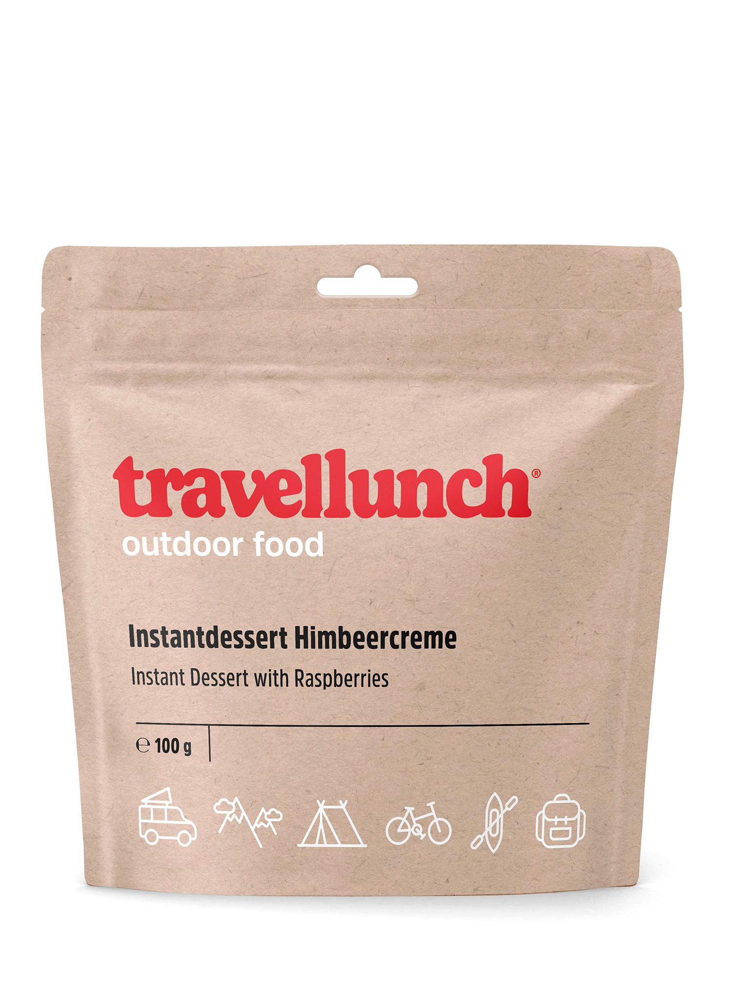 Lyofilizované jídlo Travellunch Dezert s malinami 300 g