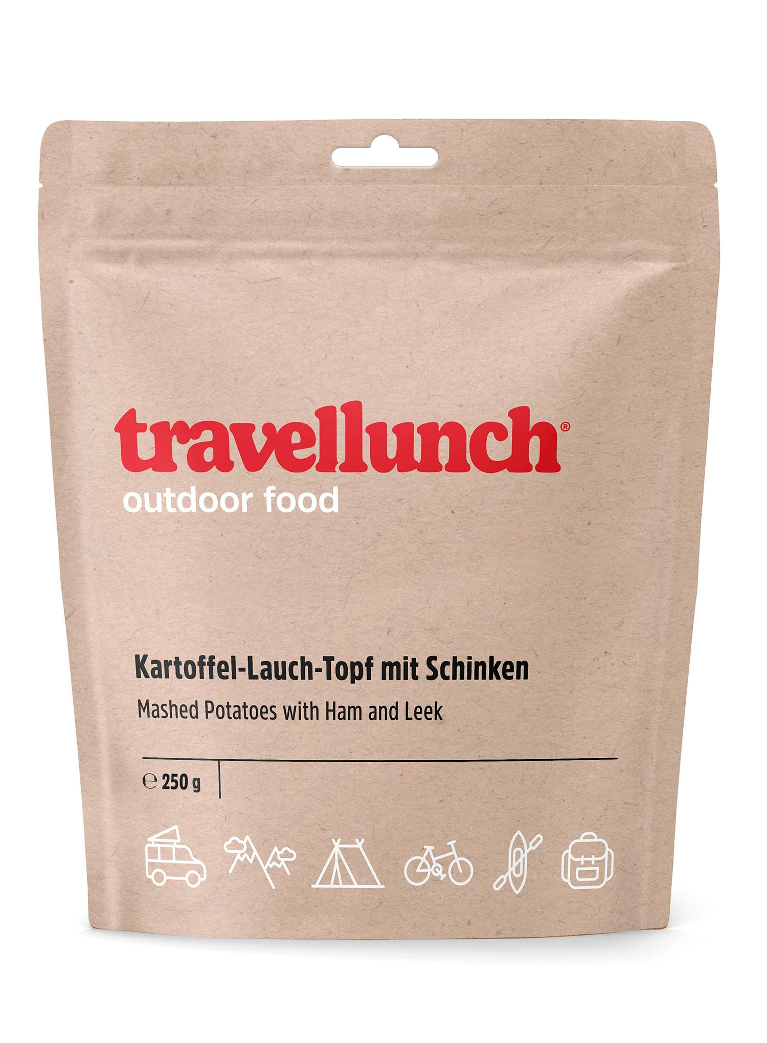 Lyofilizat Travellunch Bramborová kaše se šunkou a pórkem (2 porce) 950 g