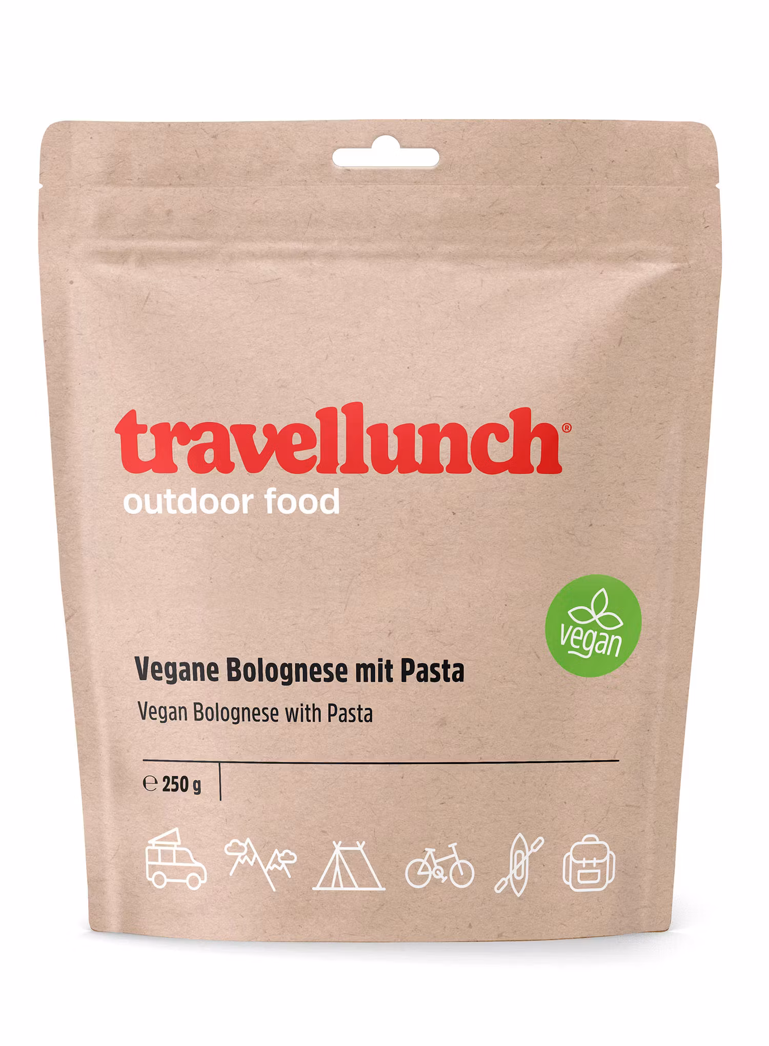 Lyofilizované jídlo Travellunch Těstoviny bolognese (2 porce) 1050 g