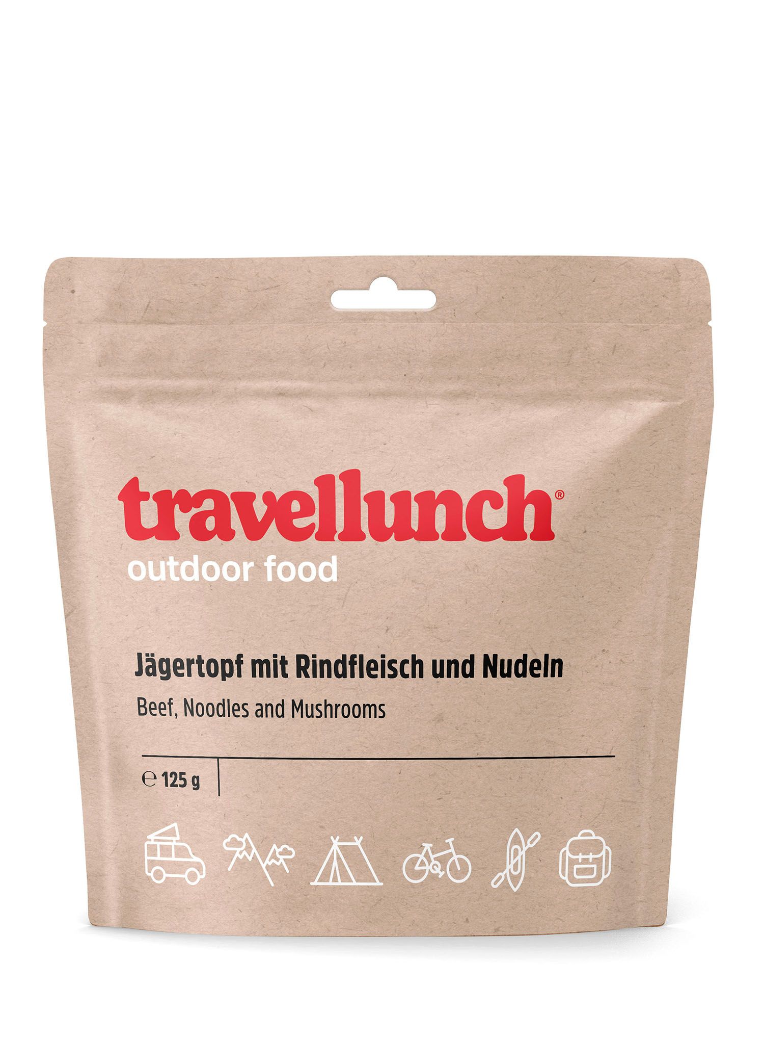 Lyofilizát Travellunch Těstoviny s hovězím masem (1 porce) 475 g