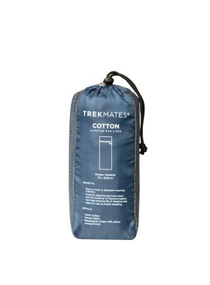 Vložka do spacáku Trekmates Cotton Sleeping Bag Liner Hotelier - moonlight blue