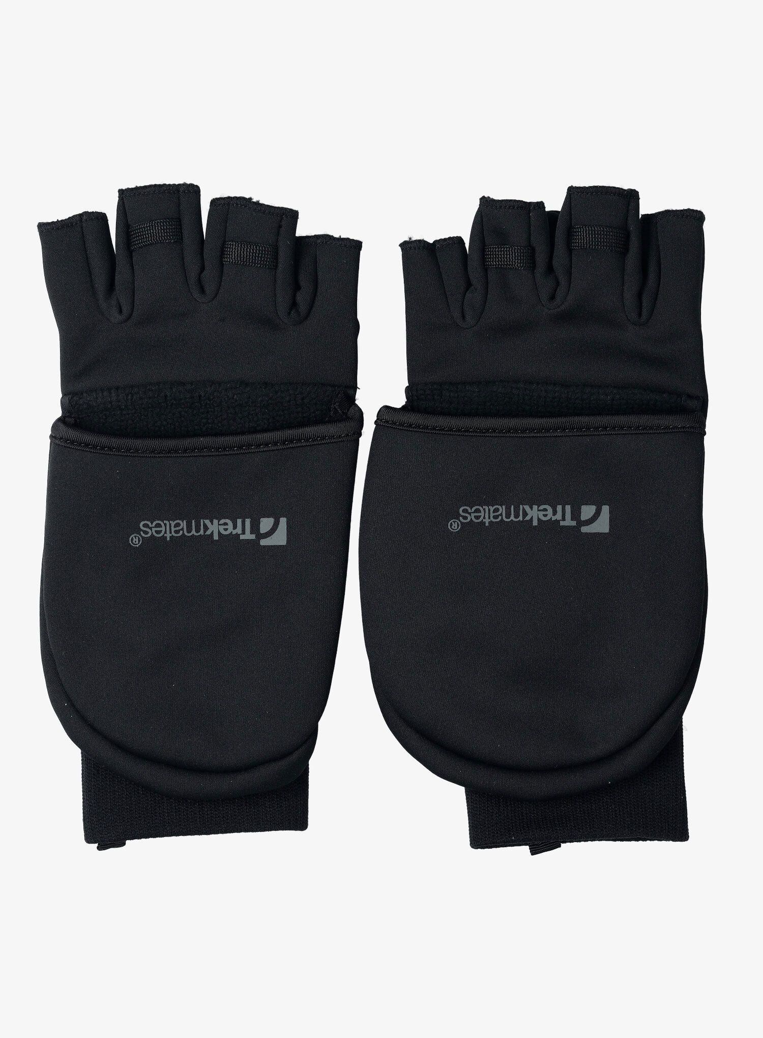 Větruvzdorné rukavice Trekmates Rigg Convertible Mitts - black