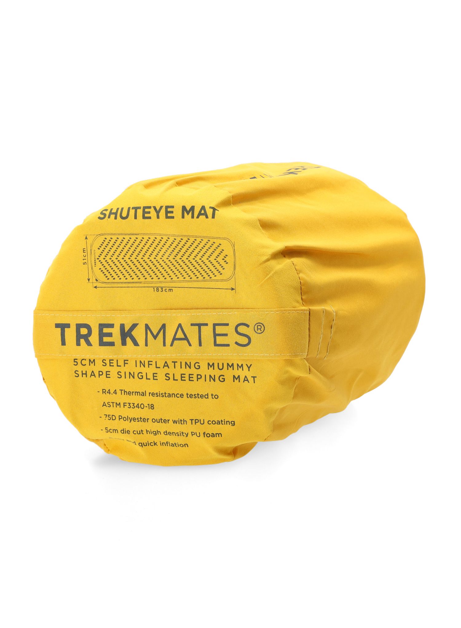 Samonafukovací karimatka Trekmates Shuteye Sleep Mat - nugget gold