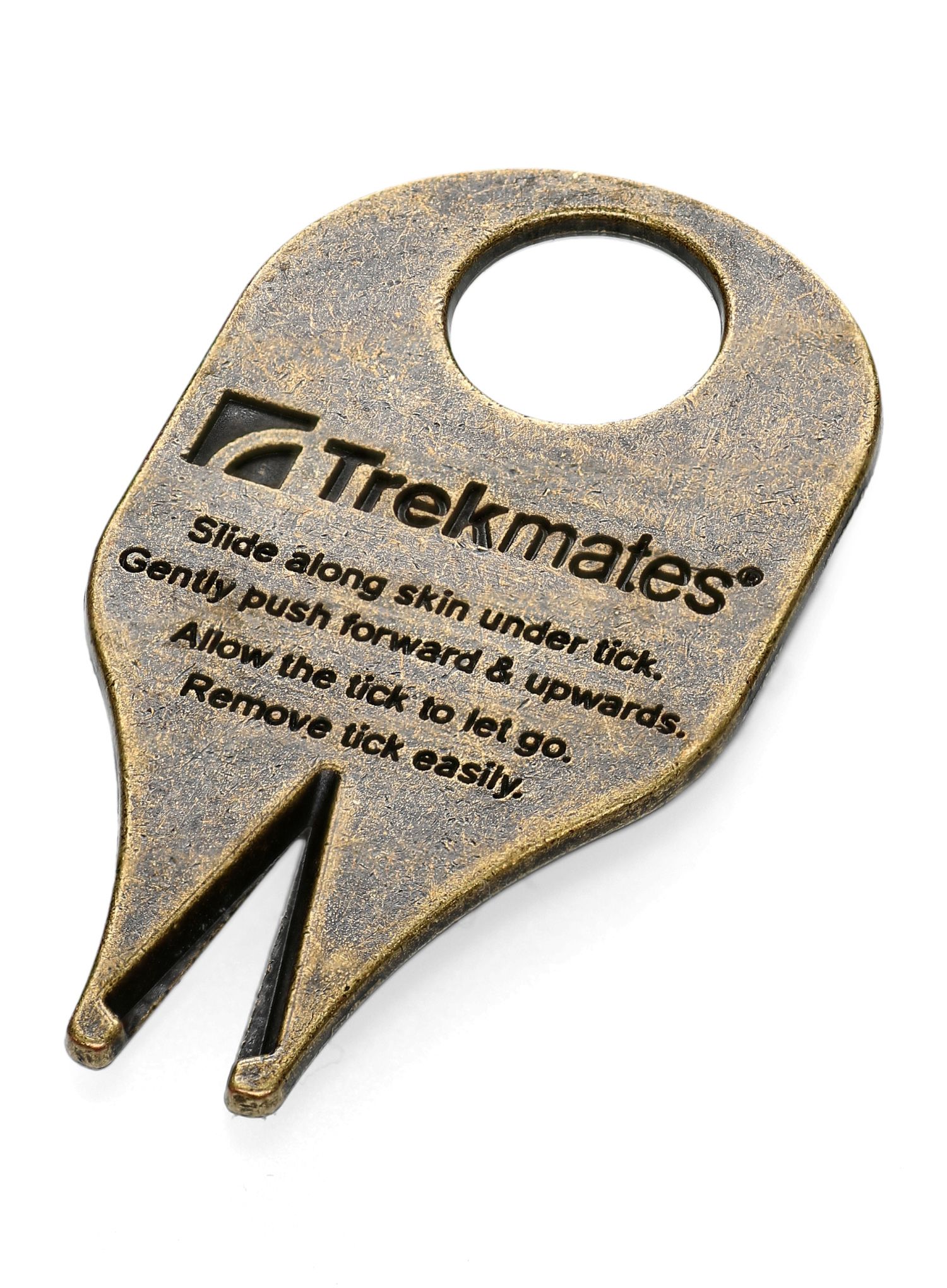Pomůcka na vybírání klíšťat Trekmates Tick Remover - brass