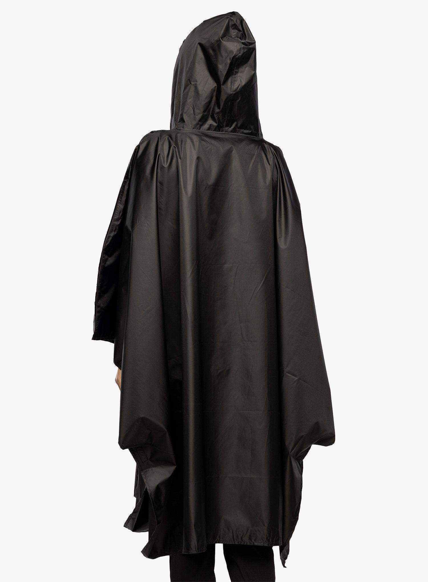 Turistická pláštěnka Trekmates Tour Poncho - black