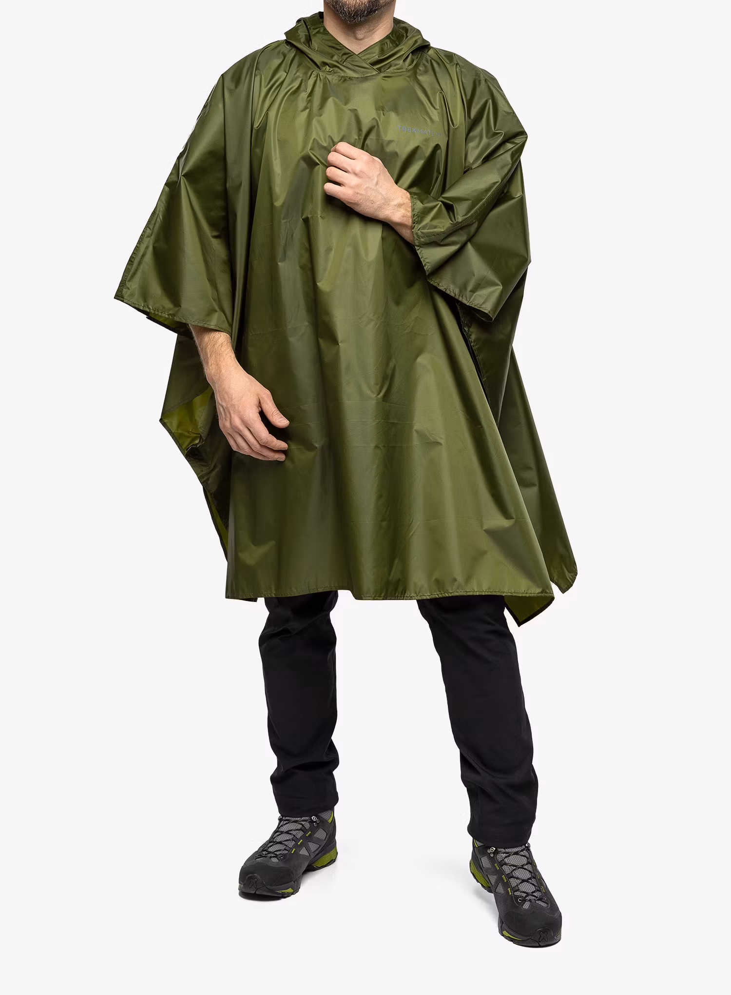 Turistická pláštěnka Trekmates Tour Poncho - chive